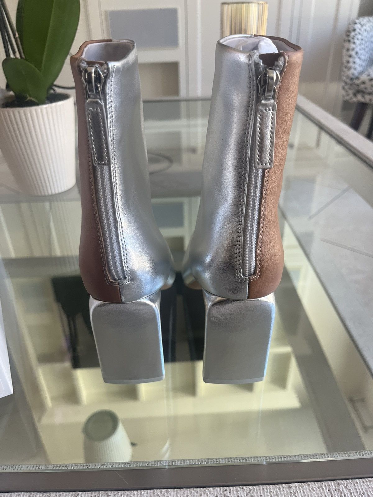 Jonathan Simkhai Johnathan Simkhai Kelsey square toe heeled boot Size US 9 / IT 39 - 5 Thumbnail