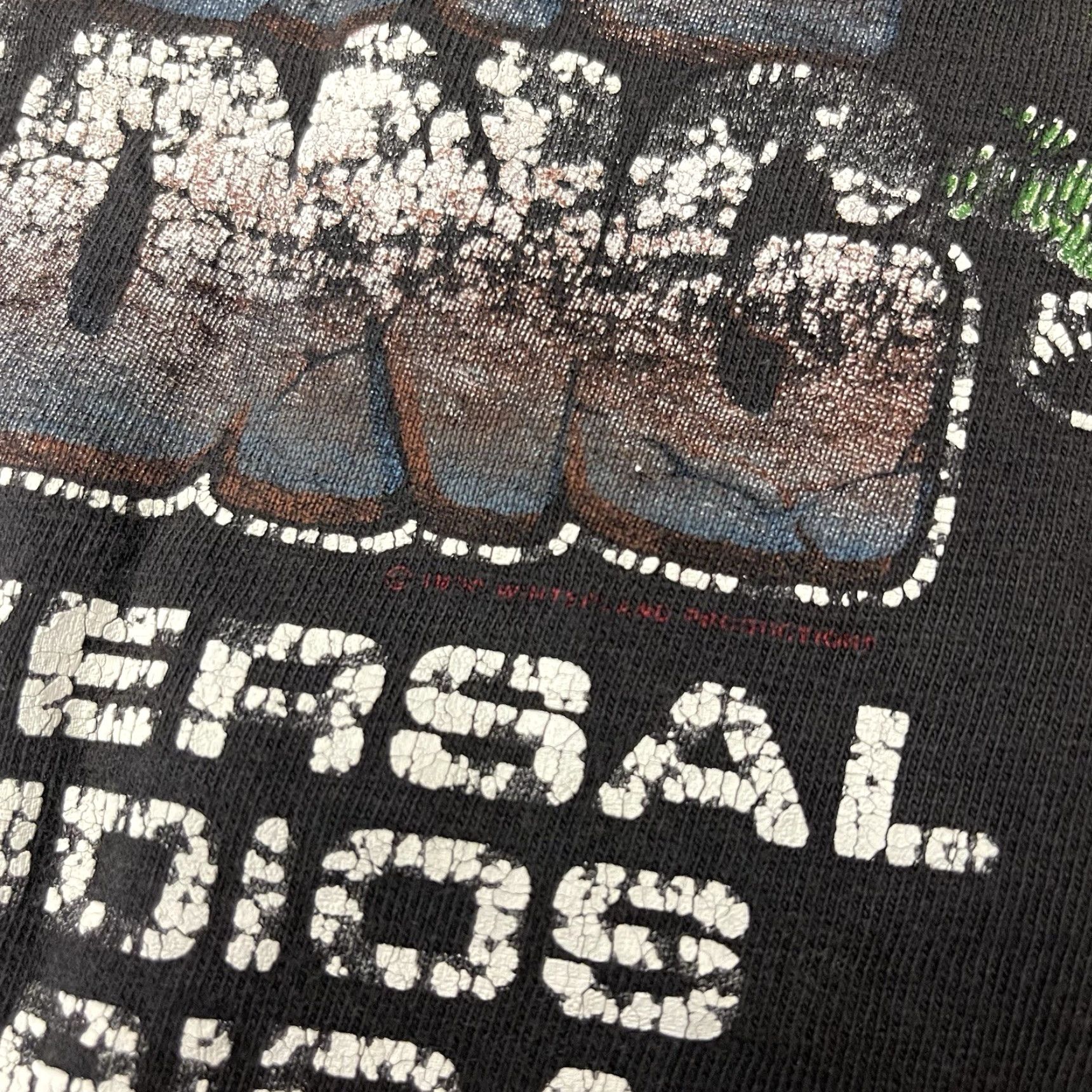Hanes VINTAGE King Kong Universal Studios Single Stitch Shirt L Black Mens T-Shirt 1990s Hanes Speedline Size US L / EU 52-54 / 3 - 4 Thumbnail