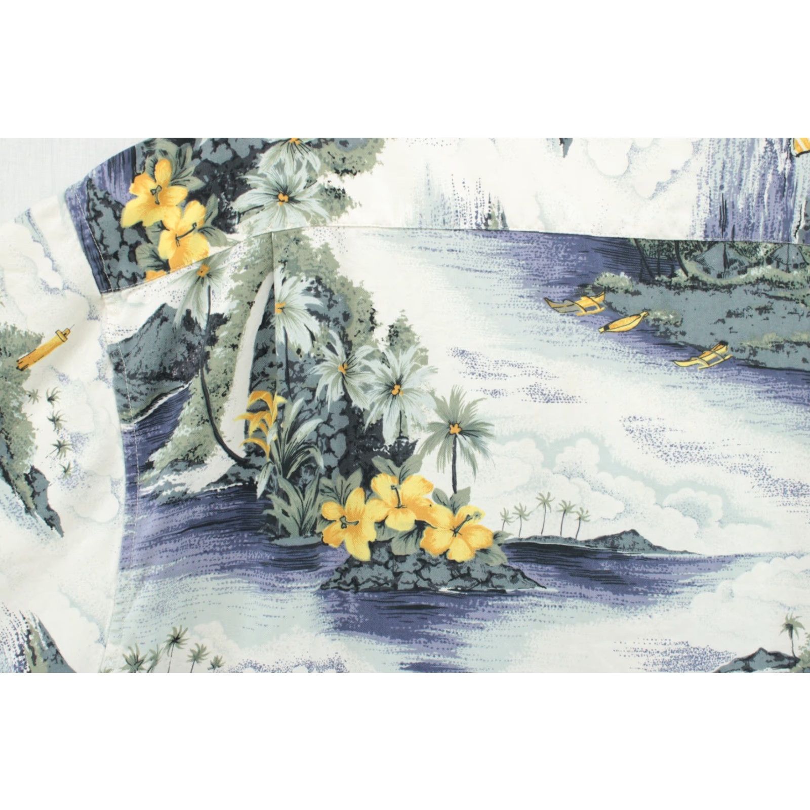 Hilo Hattie VINTAGE Hilo Hattie Silk Hawaiian Shirt Men's XL Button-Up Blue Floral Aloha Camp Collar Tropical Luau Beach Wear Size US XL / EU 56 / 4 - 5 Thumbnail