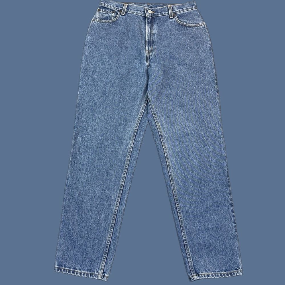 Levi's VINTAGE Levi's 550 Jeans Women's 14 Mis M Stone Wash Relaxed Tapered Leg 90s Cowboy Retro USA Denim 31in Inseam Womens Kate Size 36" / US 14 / IT 50 - 1 Thumbnail
