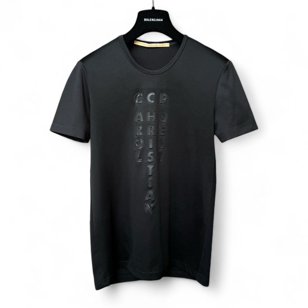 Carol Christian Poell 2003 Laser Cut Scoop Neck T-Shirt w