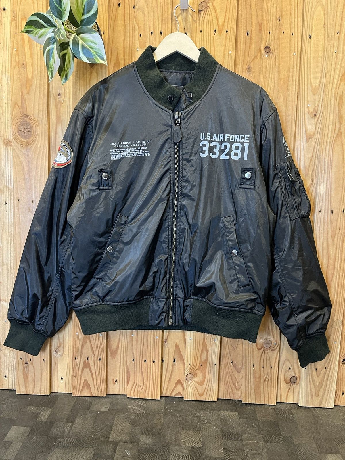 Vintage Vintage Air Force Bomber Jacket Size US M / EU 48-50 / 2 - 1 Thumbnail