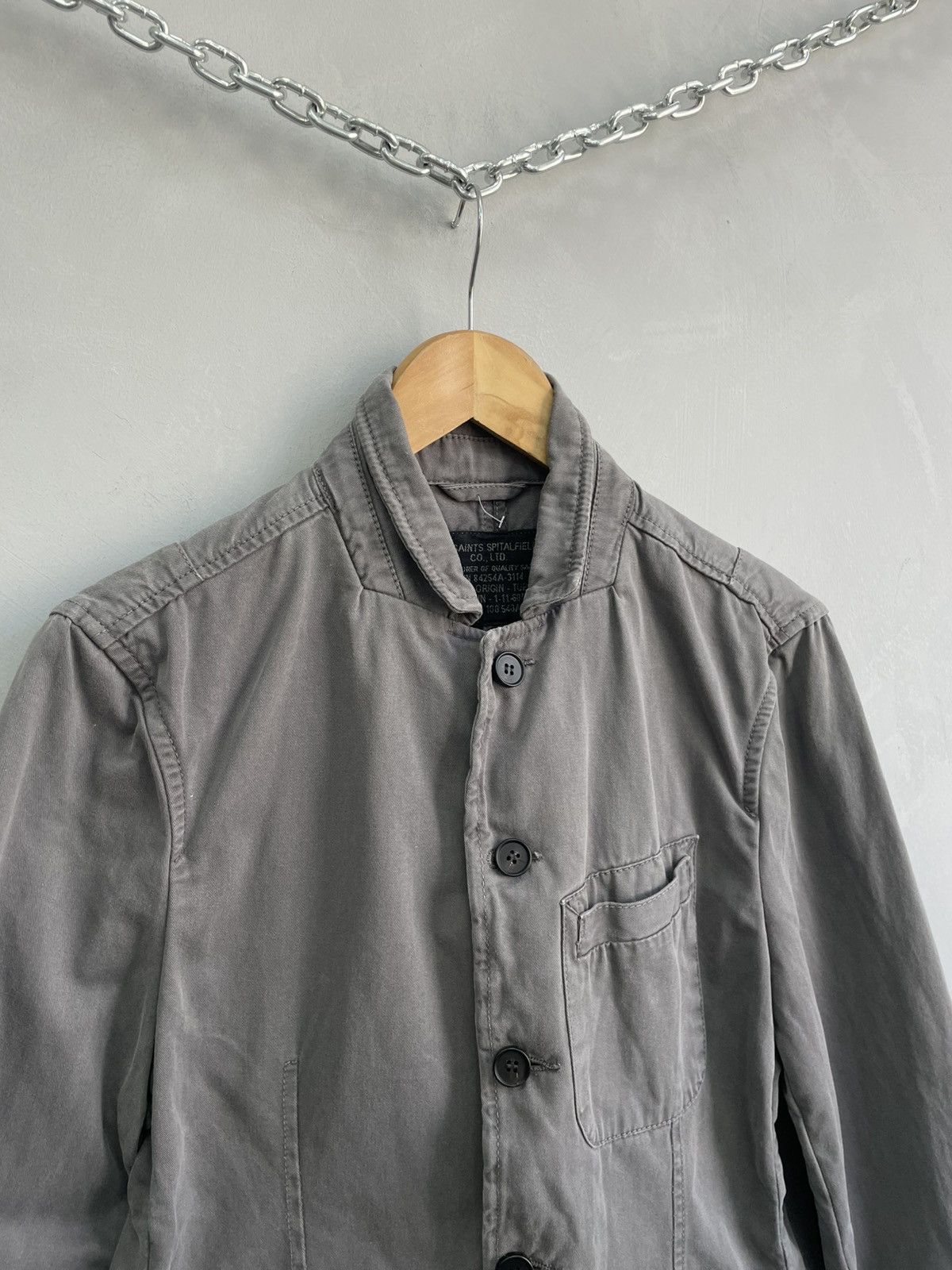 Allsaints 90s All saints Cotton jacket blazer Ann demeulemeester style Size US M / EU 48-50 / 2 - 3 Thumbnail