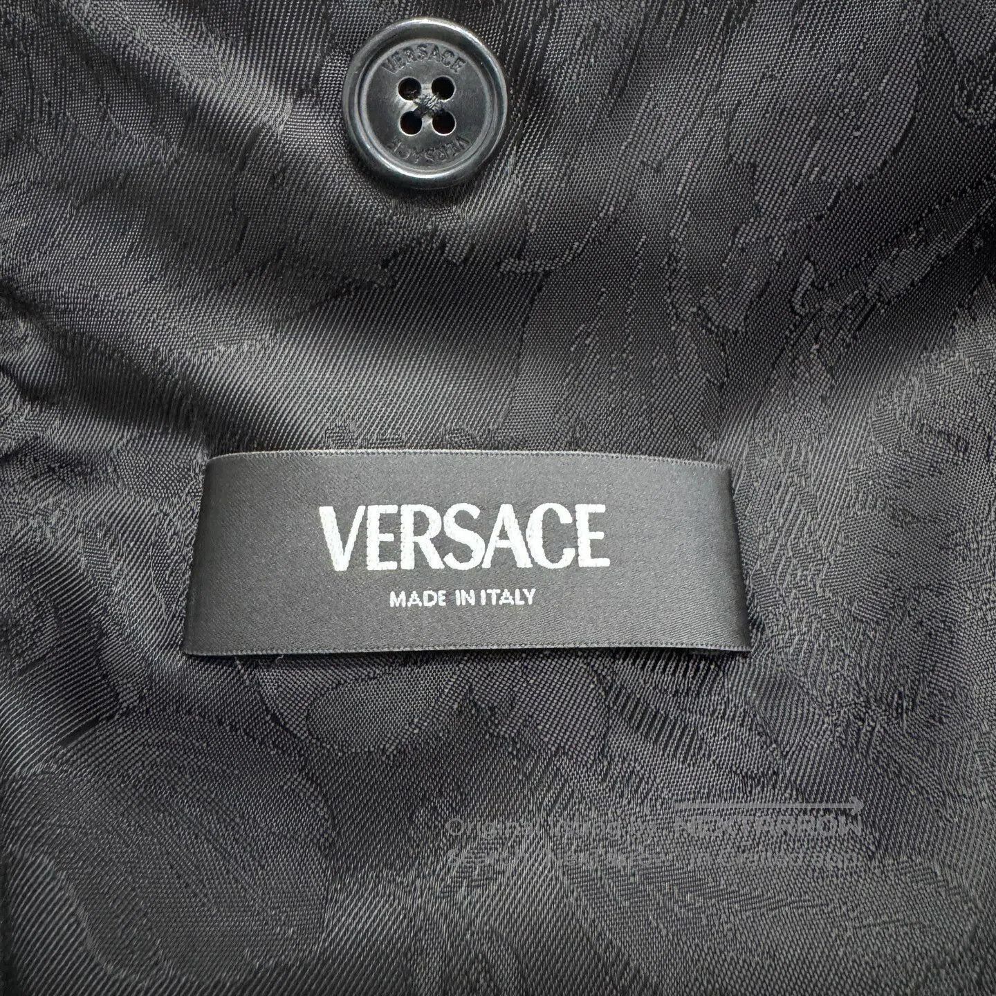 Versace Versace hydraulic drill，Wool fur suit jacket| Size 48R - 4 Thumbnail