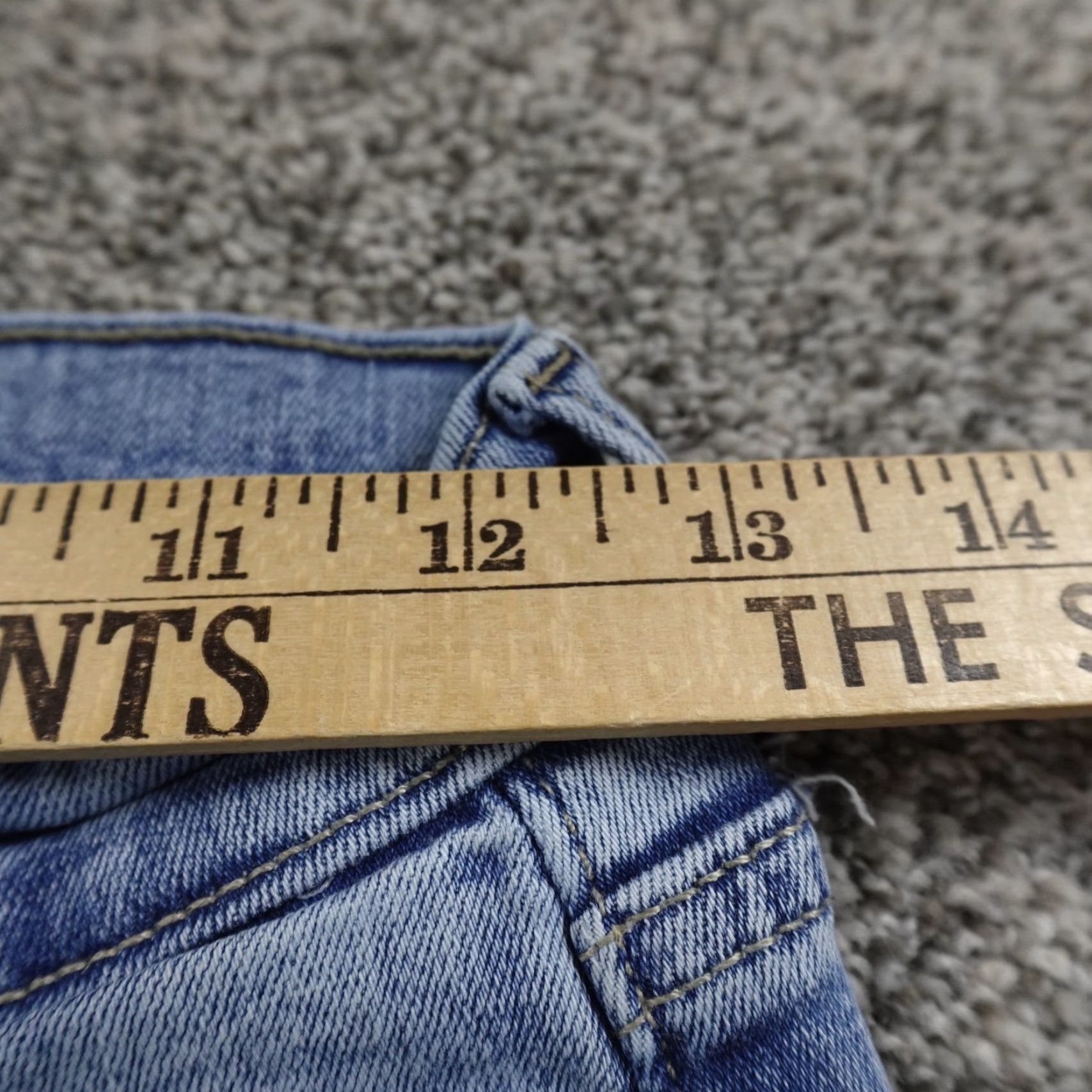 Gap Gap Jeans Womens 4 Light Blue Denim Mid Rise Boot Flare Western Stretch Jeans Mens? Size 27" / US 4 / IT 40 - 5 Thumbnail