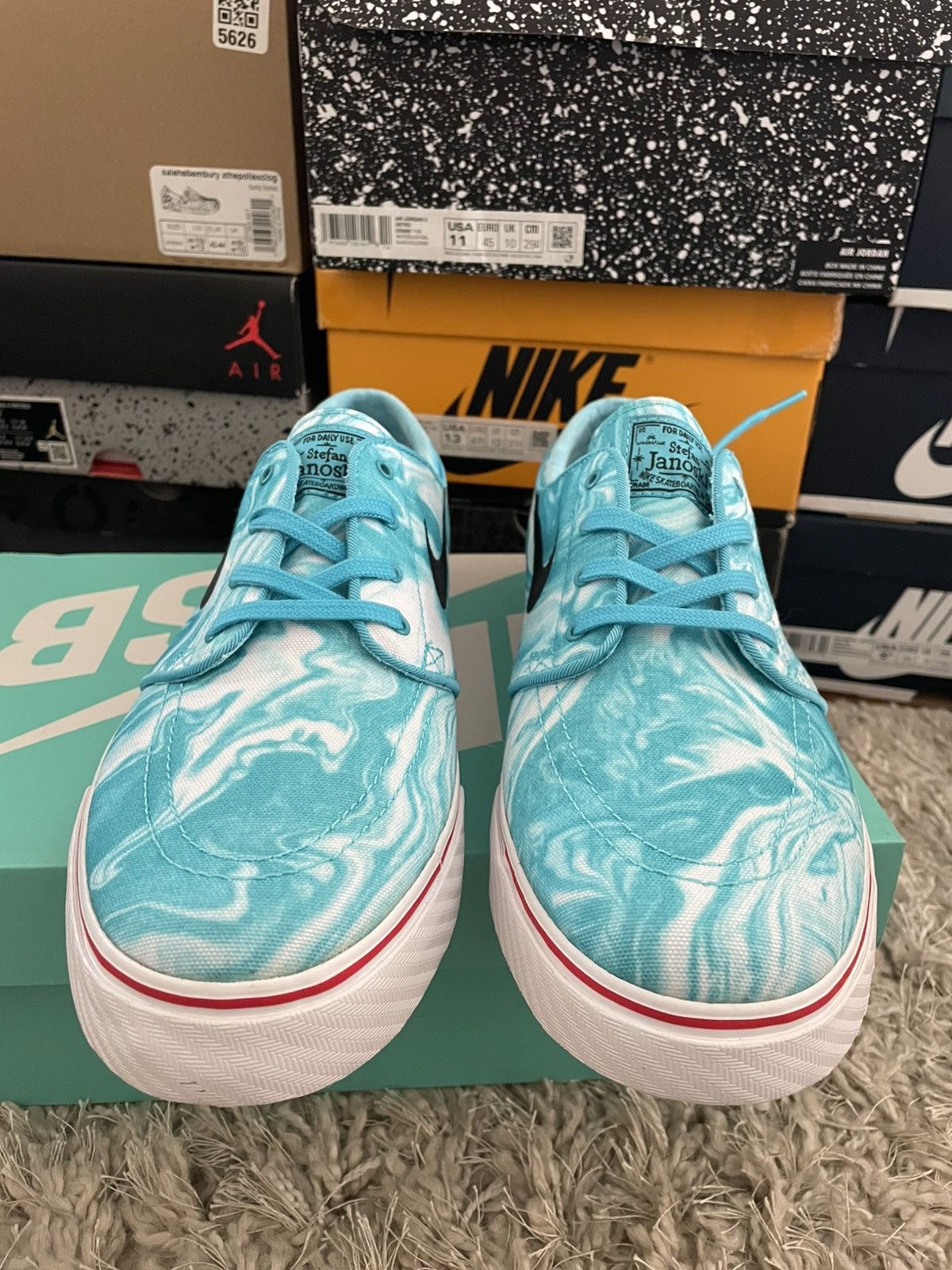 Nike SB Nike Zoom Stefan Janoski CNVS PRM Blue Size US 9.5 / EU 42-43 - 4 Thumbnail
