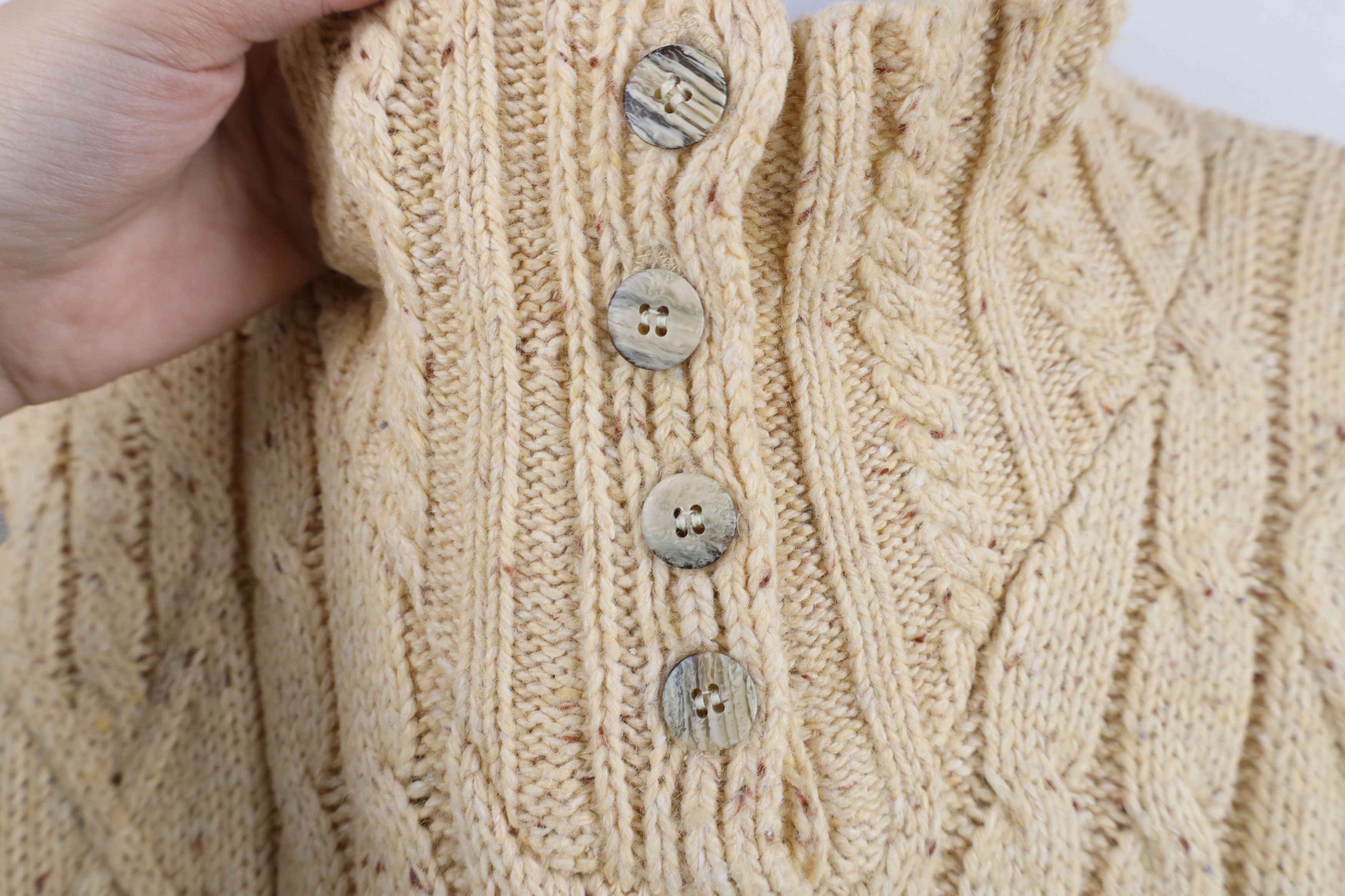 Vintage Vintage 90s Streetwear Chunky Fisherman Cable Knit Sweater Size L / US 10 / IT 46 - 4 Thumbnail