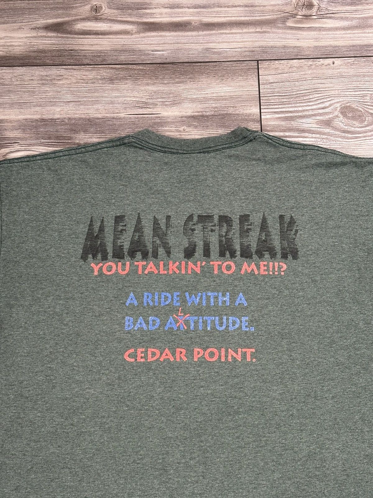 Other × Vintage Vintage Cedar Point Mean Streak T Shirt Size US XL / EU 56 / 4 - 4 Thumbnail