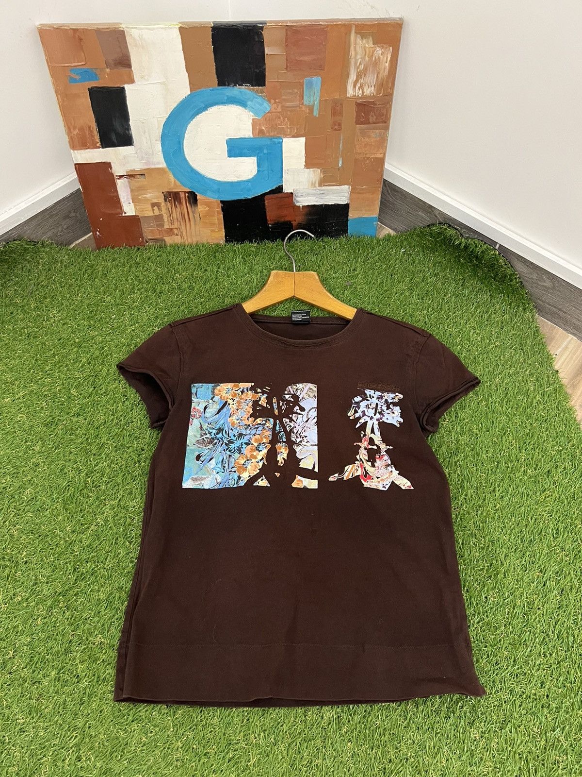 Designer × Diesel × Streetwear Diesel Y2K style graphic ribbed t-shirt | Grailed Designer × Diesel × Streetwear Diesel Y2K style graphic ribbed t-shirt | Grailed