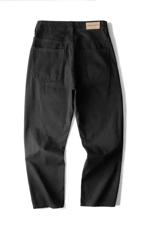 Japanese Brand Vintage Street Loose Casual Black Jeans Size US 32 / EU 48 - 7 Thumbnail