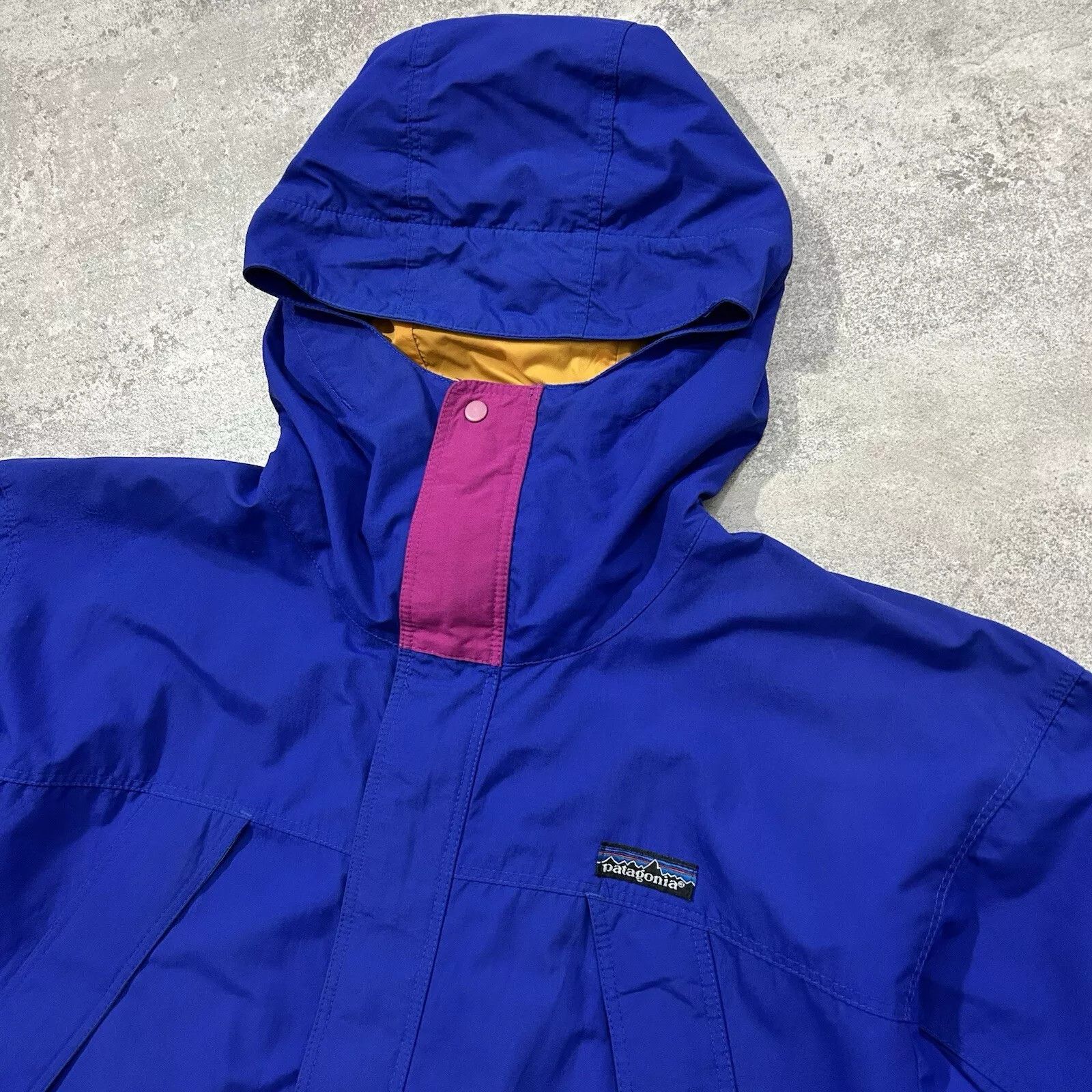 Patagonia × Vintage PATAGONIA STORM JACKET MOUNTAIN PARKA BLUE PINK SIZE M Size US M / EU 48-50 / 2 - 2 Thumbnail