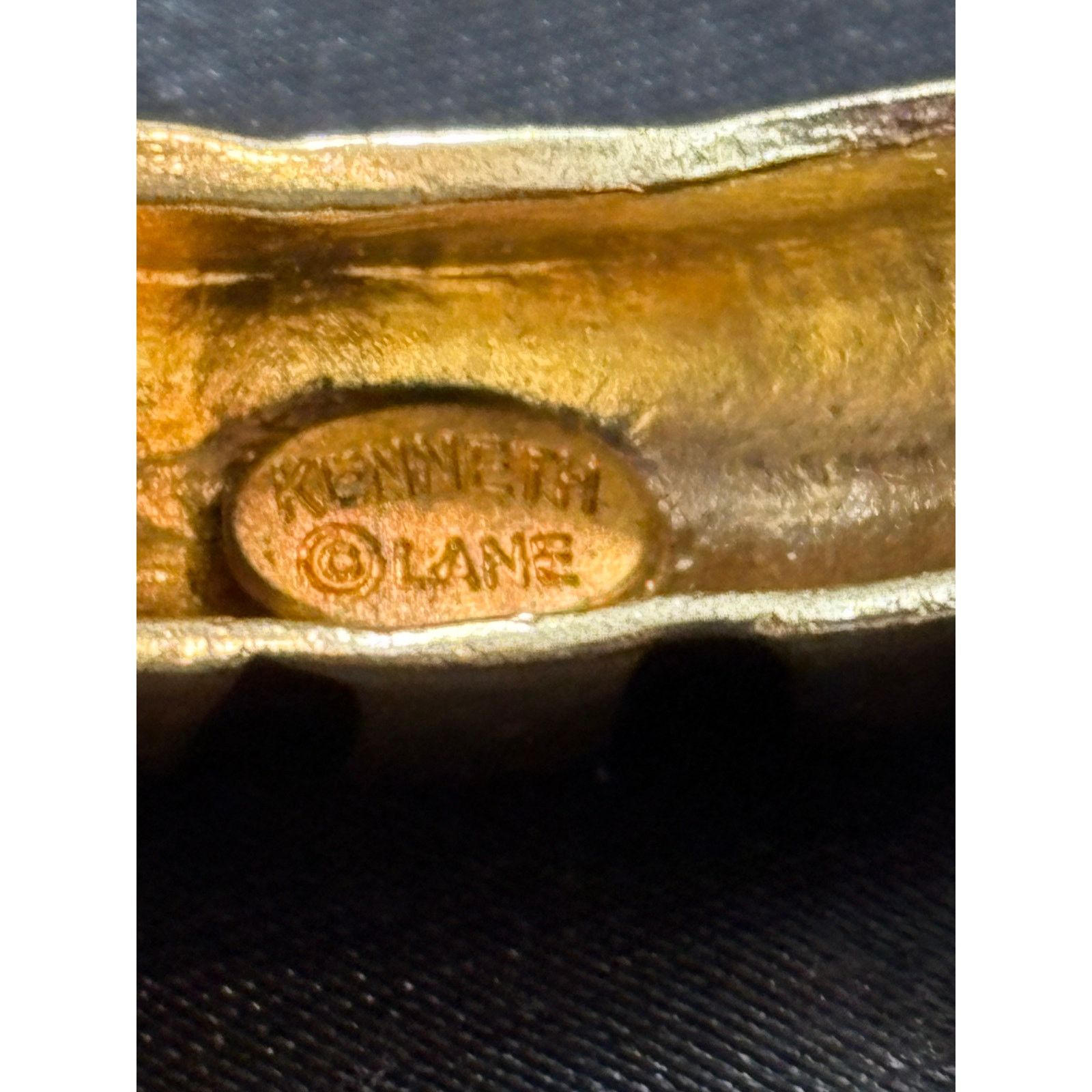 Kenneth Jay Lane Vintage Robert Jay Lane Tiger Head Cuff Bracelet size 5.5” Size ONE SIZE - 4 Thumbnail