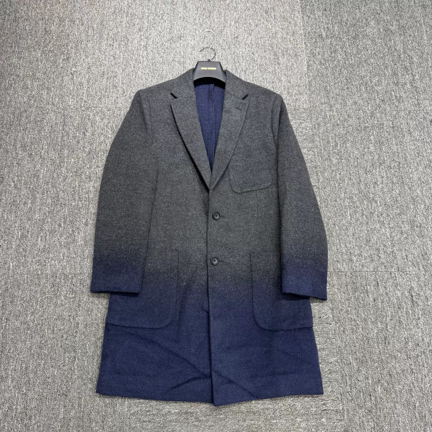 Balenciaga Balenciaga Colorblock Wool Coat Size US S / EU 44-46 / 1 - 1 Thumbnail