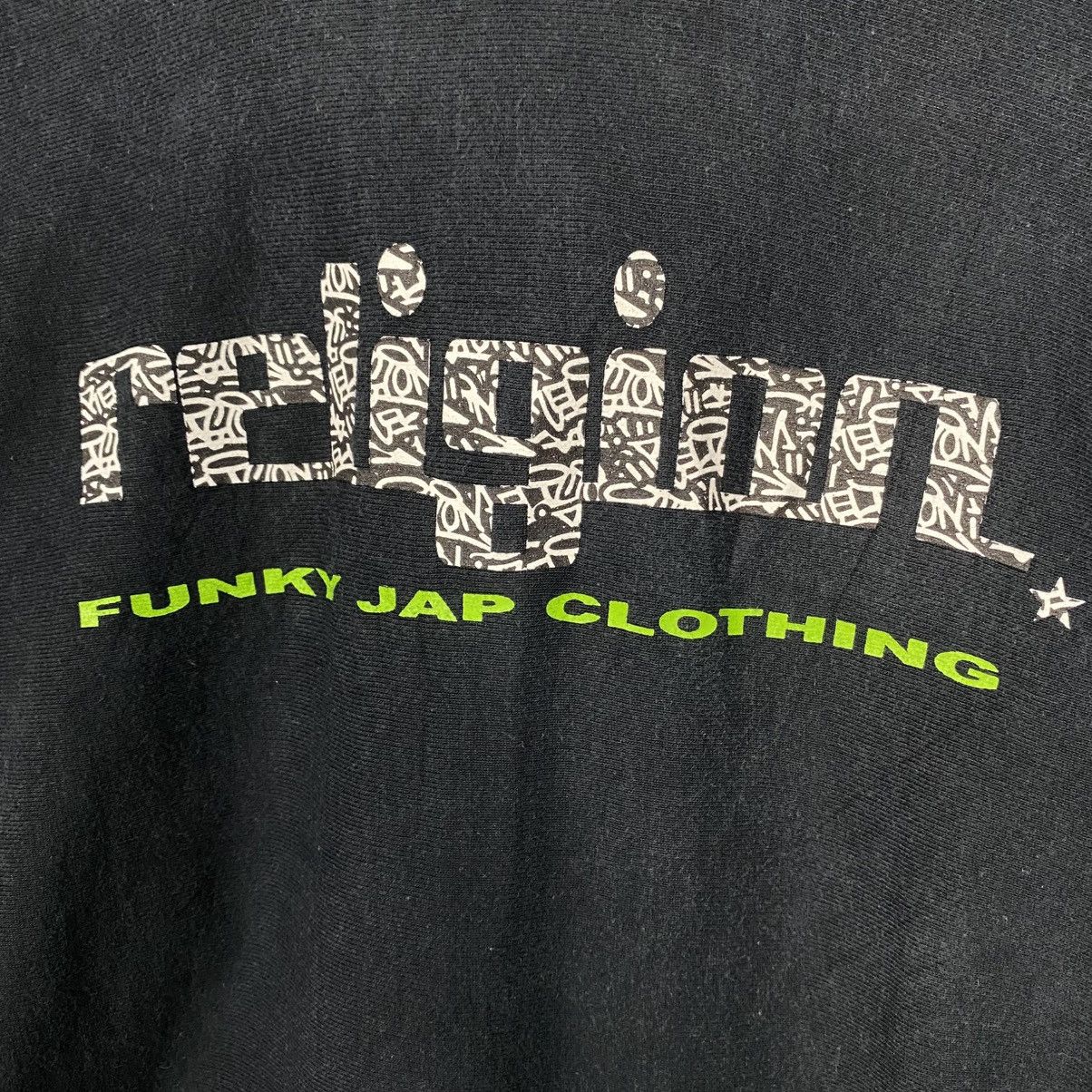 Japanese Brand Religion Hoodie Pull Over Punk Design Big Logo Size US XL / EU 56 / 4 - 16 Thumbnail