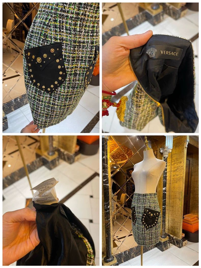 Versace Versace Denim willow studded fringed jacket Size M / US 6-8 / IT 42-44 - 9 Thumbnail