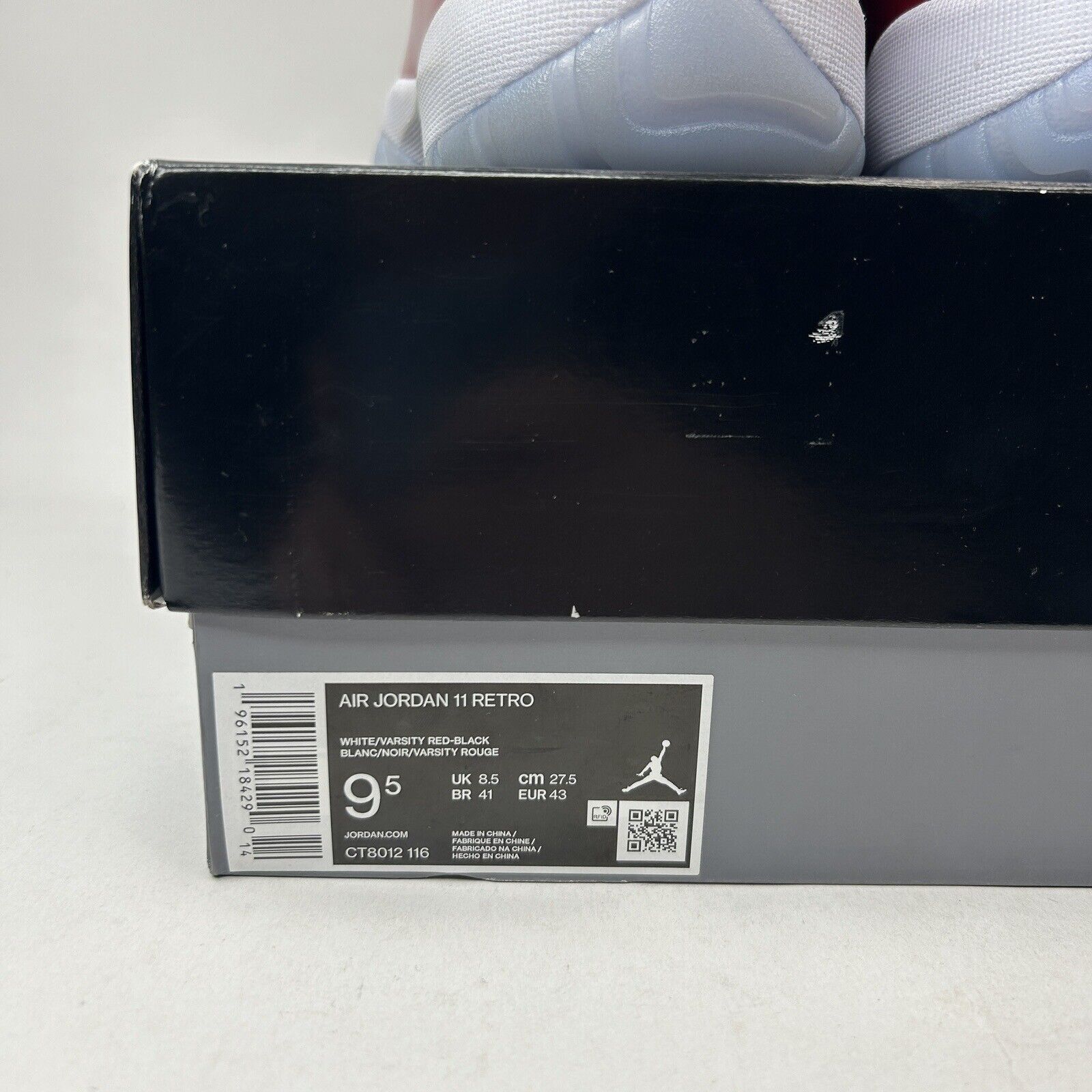 Nike Nike Air Jordan 11 Retro “Varsity Red/Cherry” 2023 Size US 9.5 / EU 42-43 - 5 Thumbnail