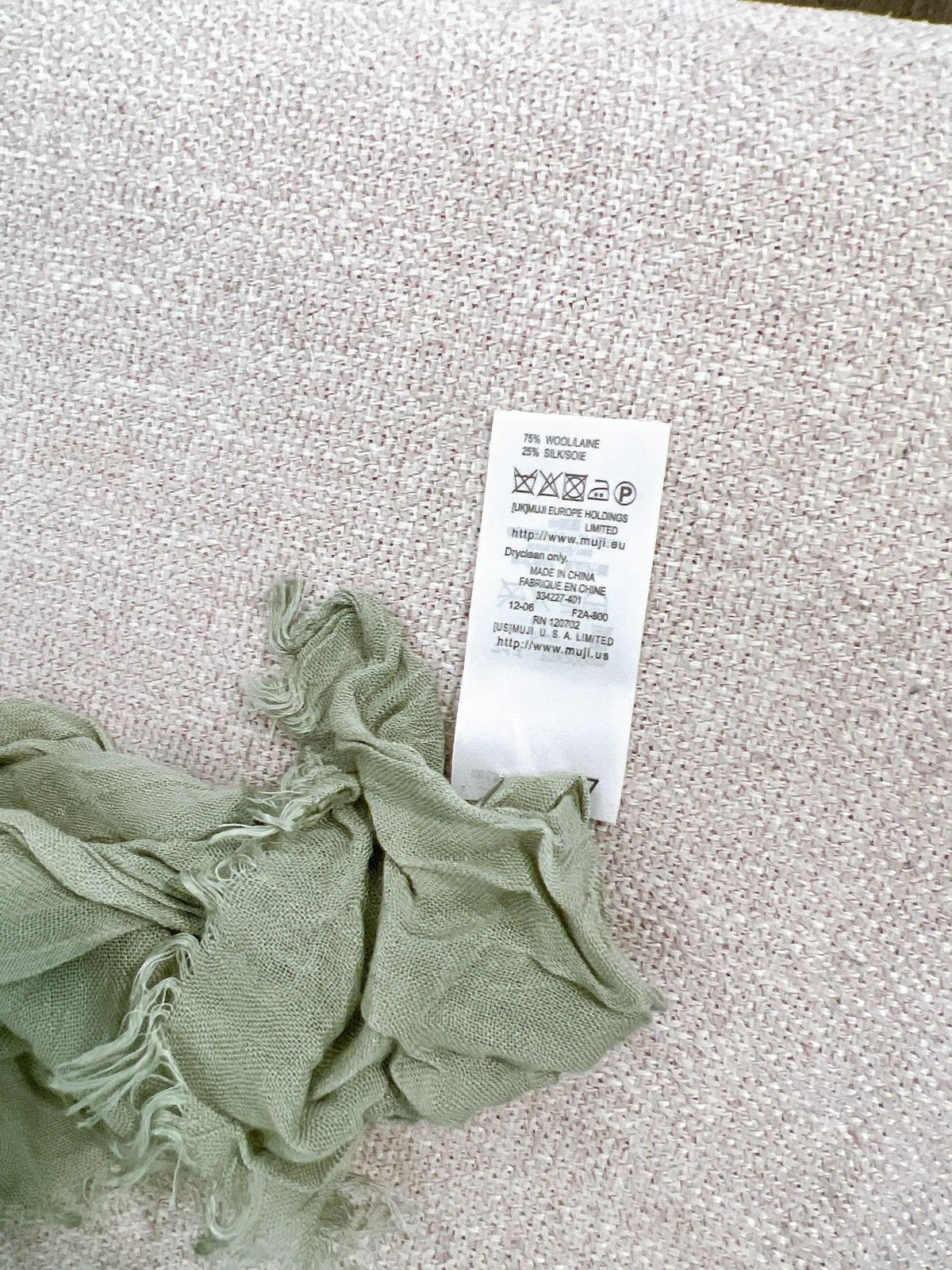Muji New Muji scarf green Size ONE SIZE - 2 Thumbnail