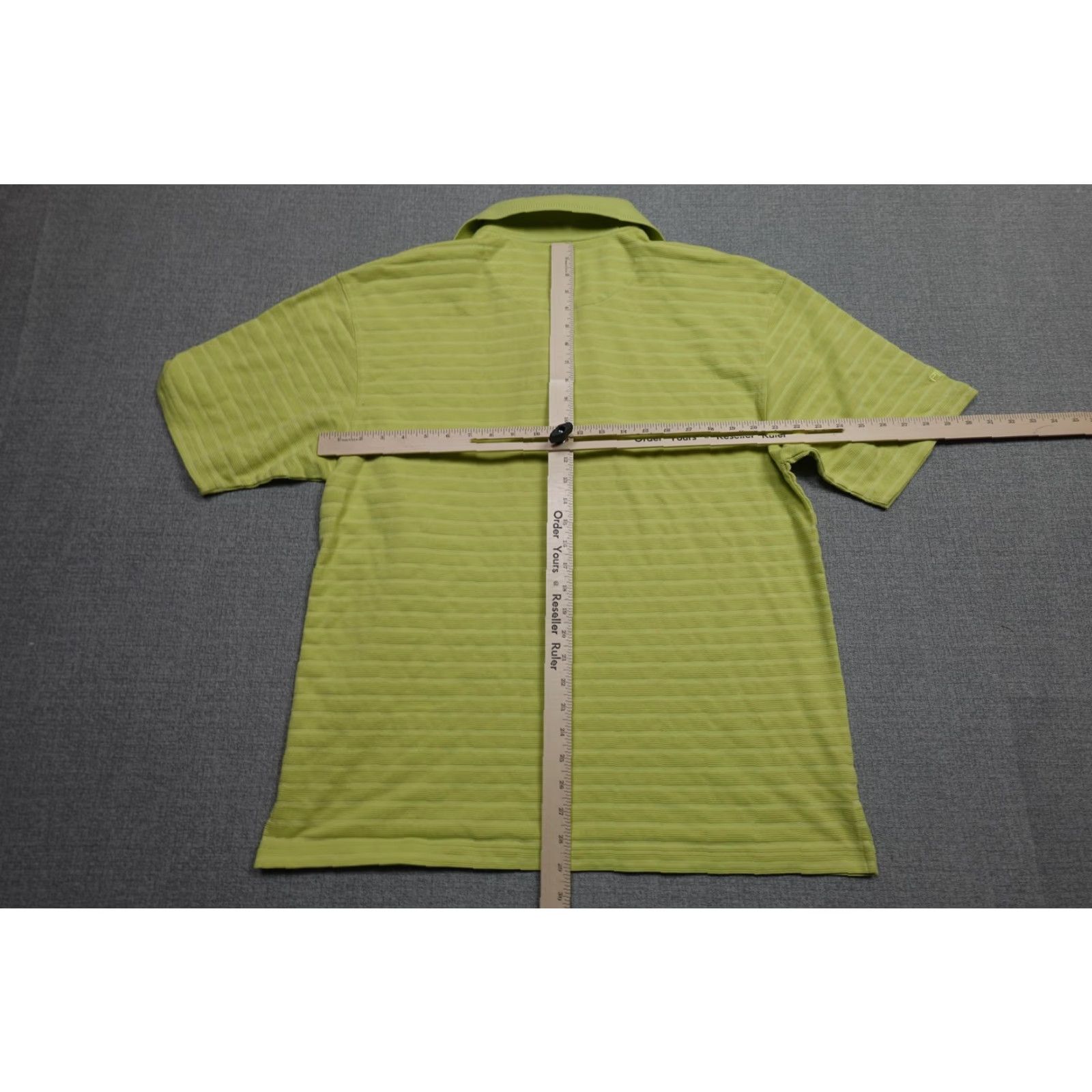 Vintage PING Performance Dynamics Polo Mens L Green Stripe Golf Cotton Blend Short Sleeve Shirt Size US L / EU 52-54 / 3 - 5 Thumbnail