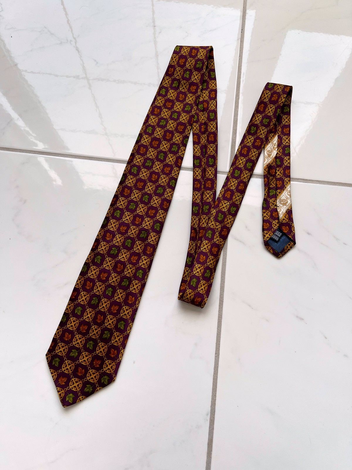 MCM Vintage MCM Silk Tie Size ONE SIZE - 1 Thumbnail