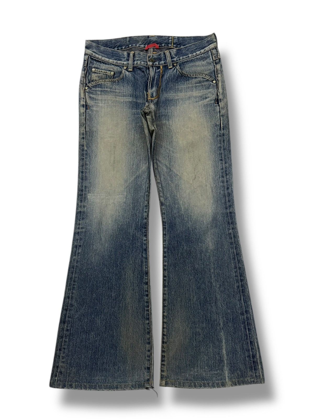 Edwin Vintage Edwin 503s Japan Wide Leg Jeans | Y2K Bell Bottom Size US 31 - 2 Thumbnail