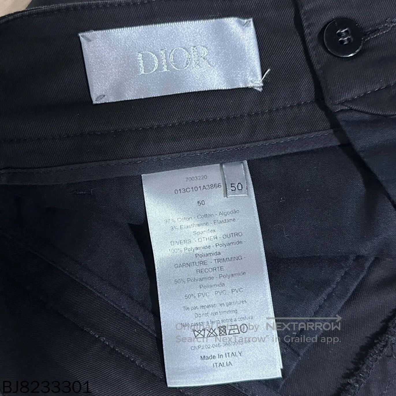 Dior multi-pocket work pants by Dior. Size US 34 / EU 50 - 4 Thumbnail
