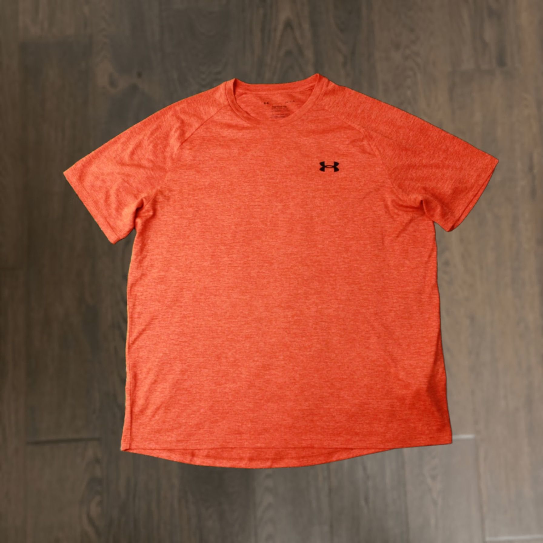 Under Armour UNDER ARMOUR TECH TEE Shirt Men L Orange 2021 Jersey Short Sleeve Crew Neck Loose Fit Size US L / EU 52-54 / 3 - 1 Thumbnail