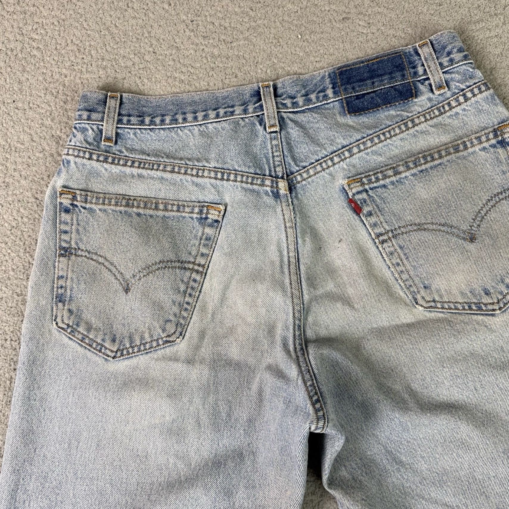 Levi's VINTAGE Levi's Jeans Mens 32x29 Relaxed Straight Denim Distressed 90s Vtg Jeans Size US 32 / EU 48 - 6 Thumbnail