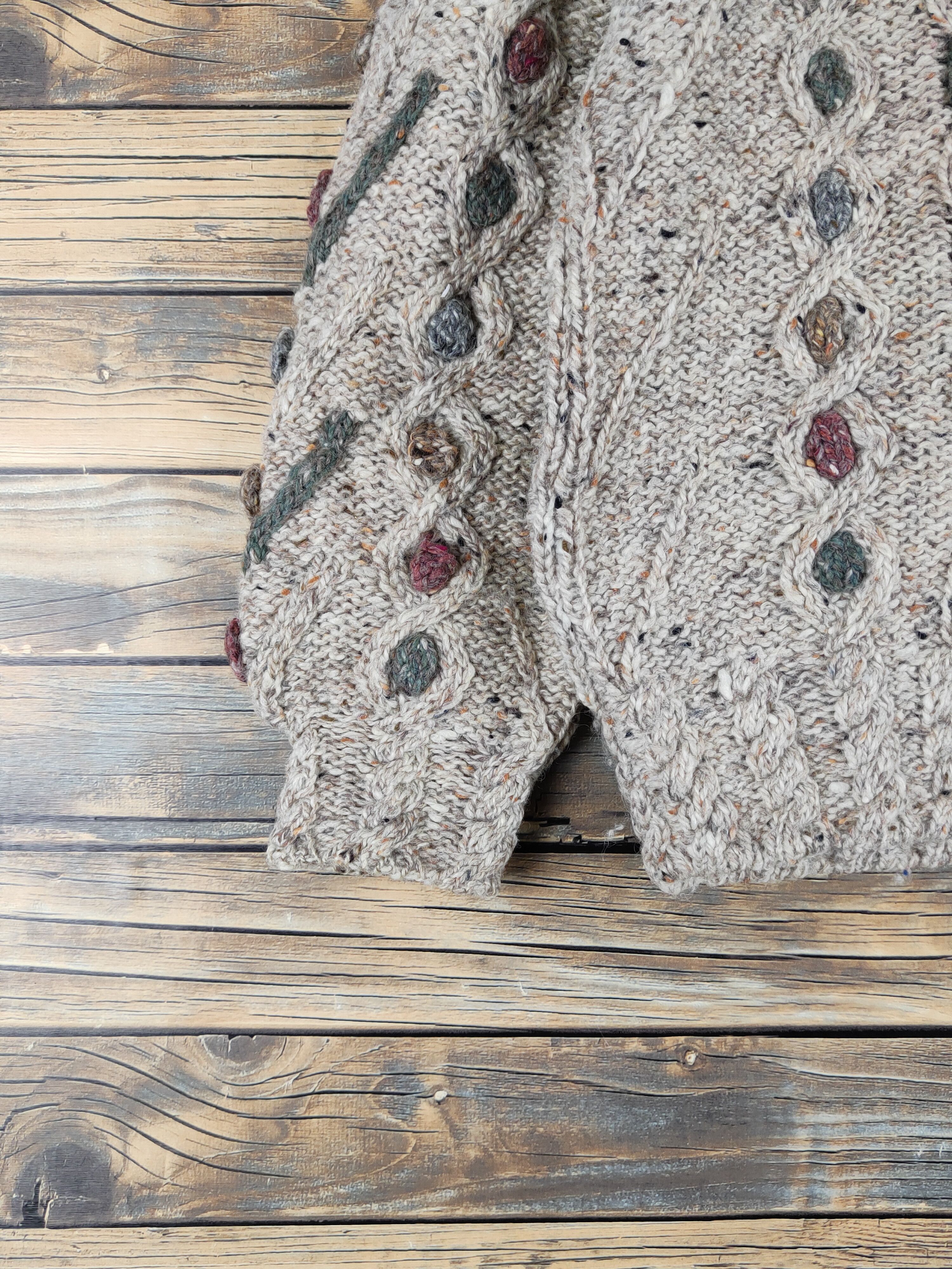 Handmade Merilene hand crocheted Brown hand Knitwear Sweaters #W1935 Size S / US 4 / IT 40 - 4 Thumbnail
