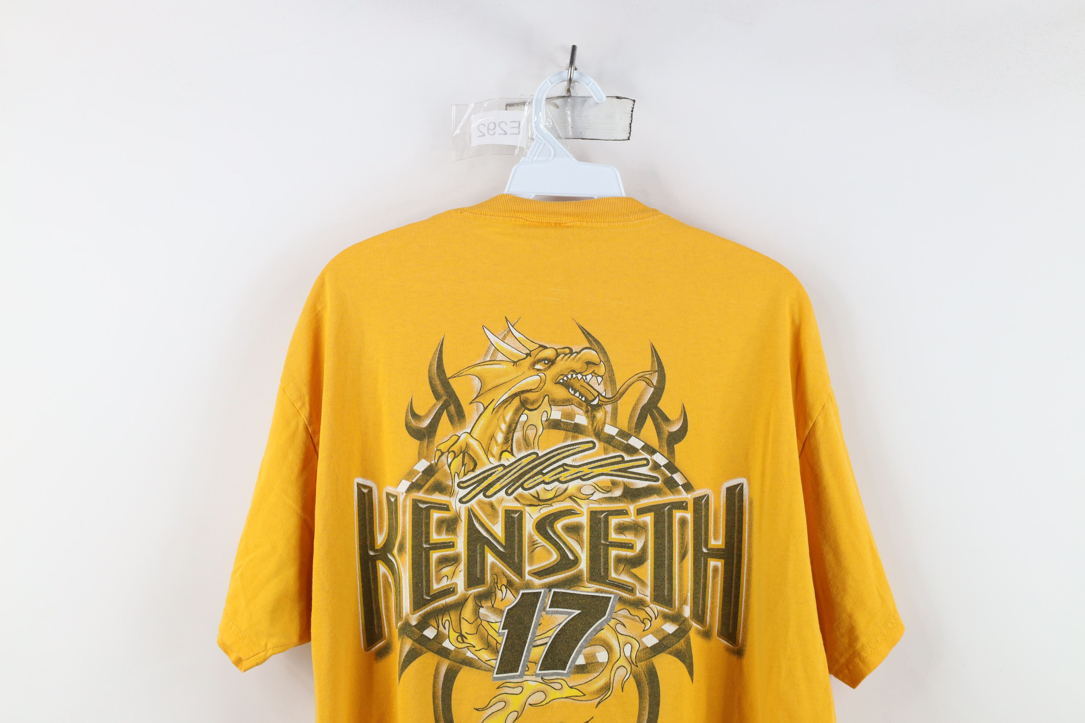 Vintage Vintage Y2K 2002 NASCAR Kenseth Racing Dragon Tribal T-Shirt Size US L / EU 52-54 / 3 - 15 Thumbnail