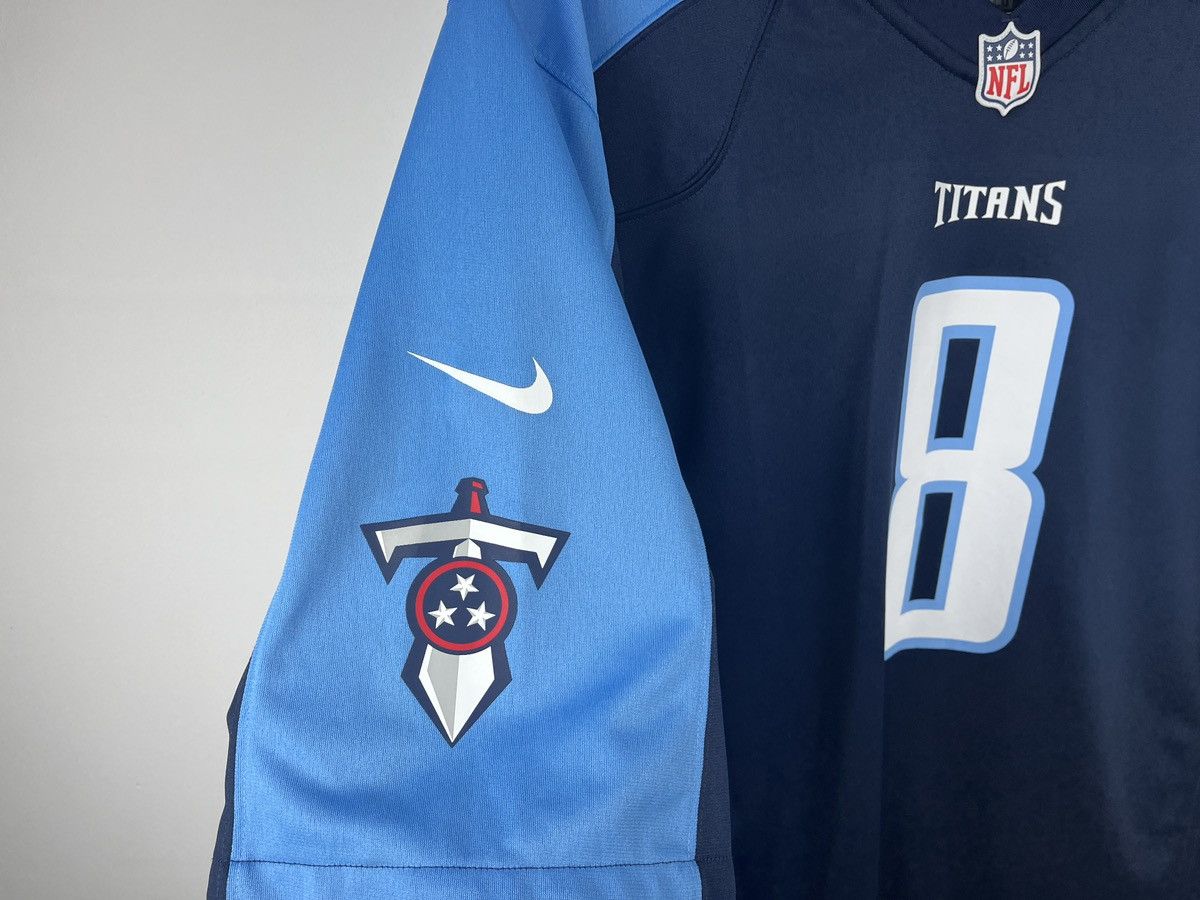 Nike Nike Titans NFL #8 MARIOTA Jersey Size US XL / EU 56 / 4 - 4 Thumbnail