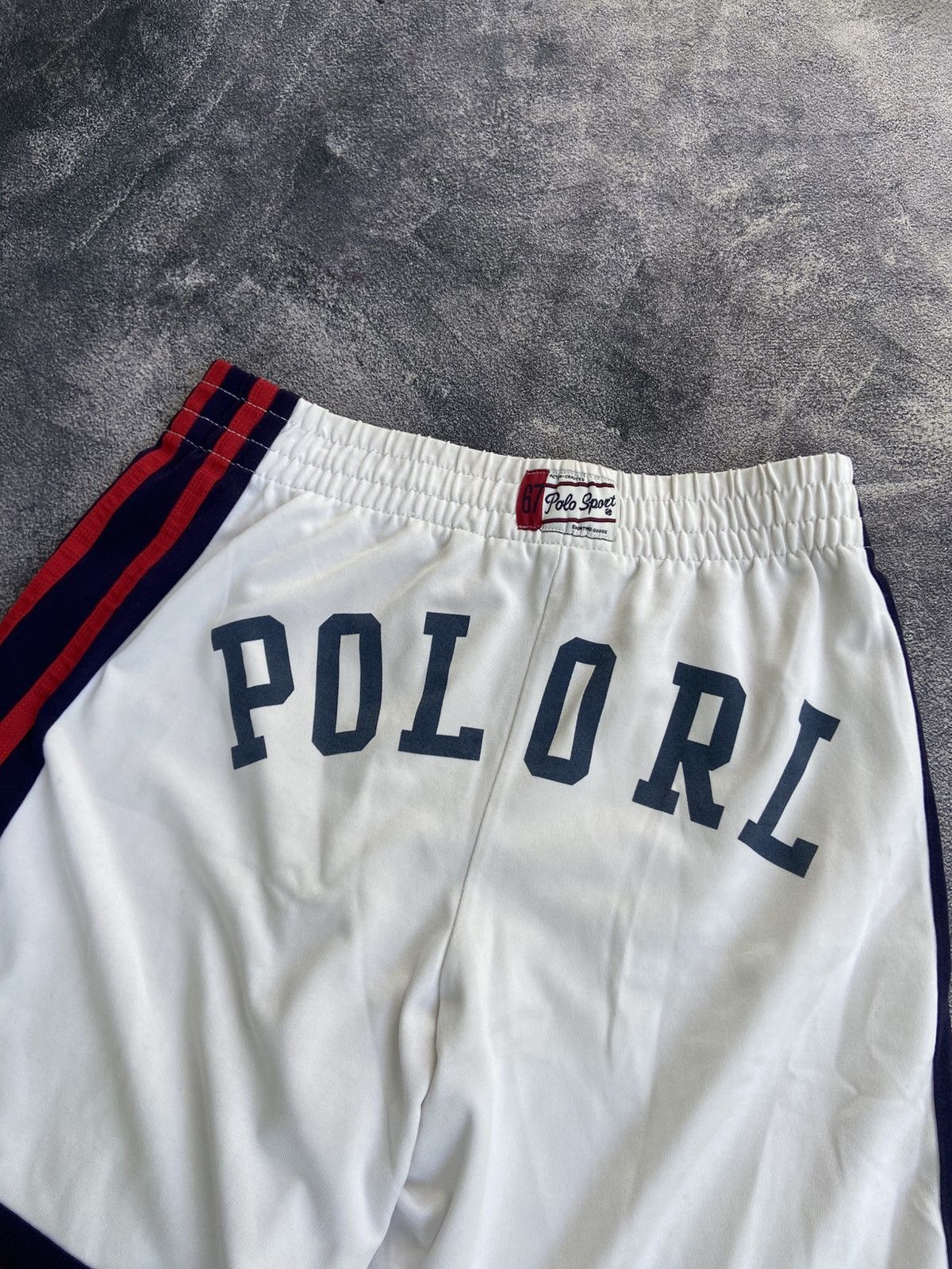 Polo Ralph Lauren × Vintage Polo Sport Ralph Lauren Basket Shorts Pants Vintage Size US 32 / EU 48 - 2 Thumbnail