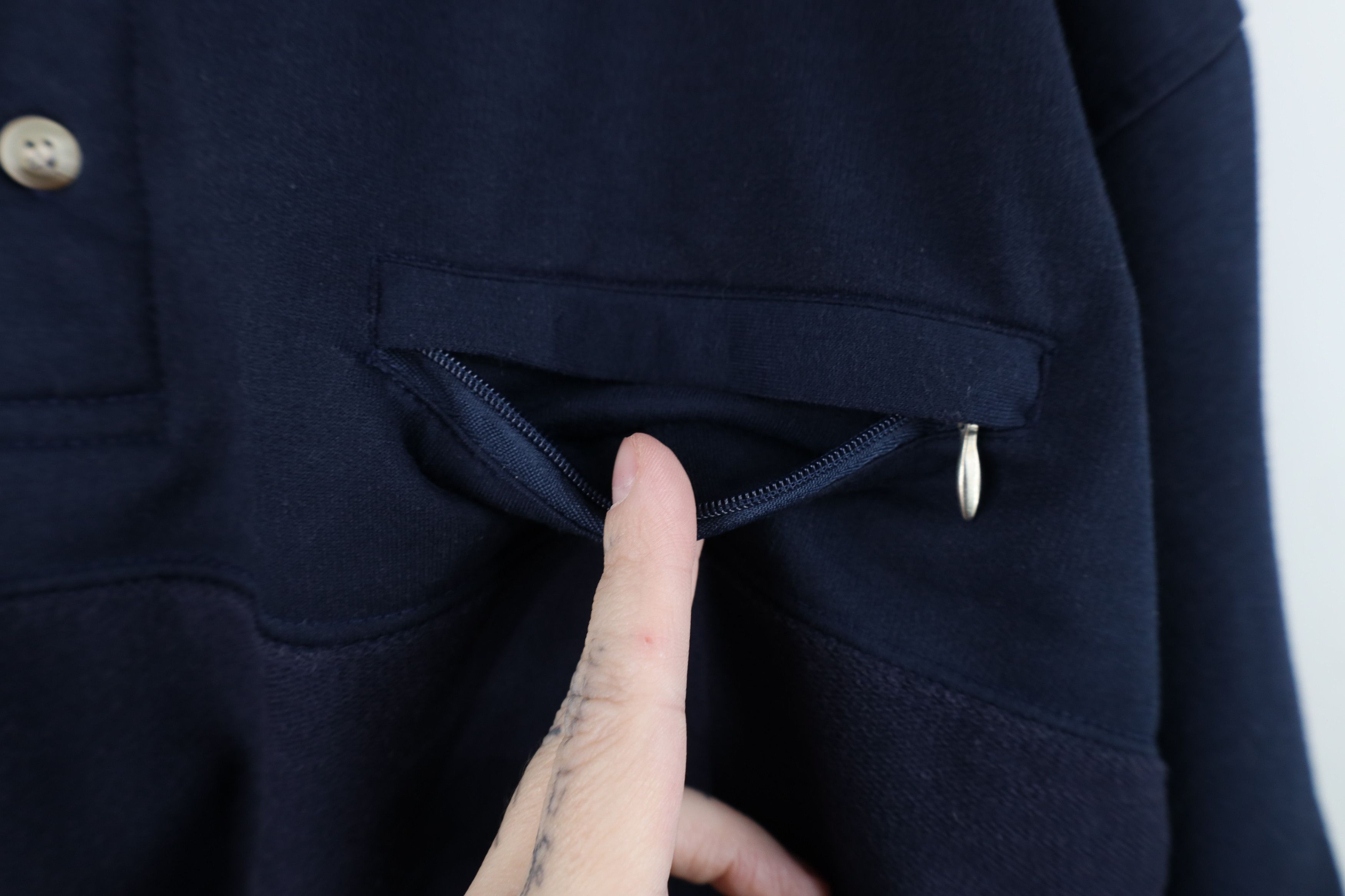 Vintage Vintage 90s Streetwear Heavyweight Pullover Polo Shirt Size US XL / EU 56 / 4 - 8 Thumbnail