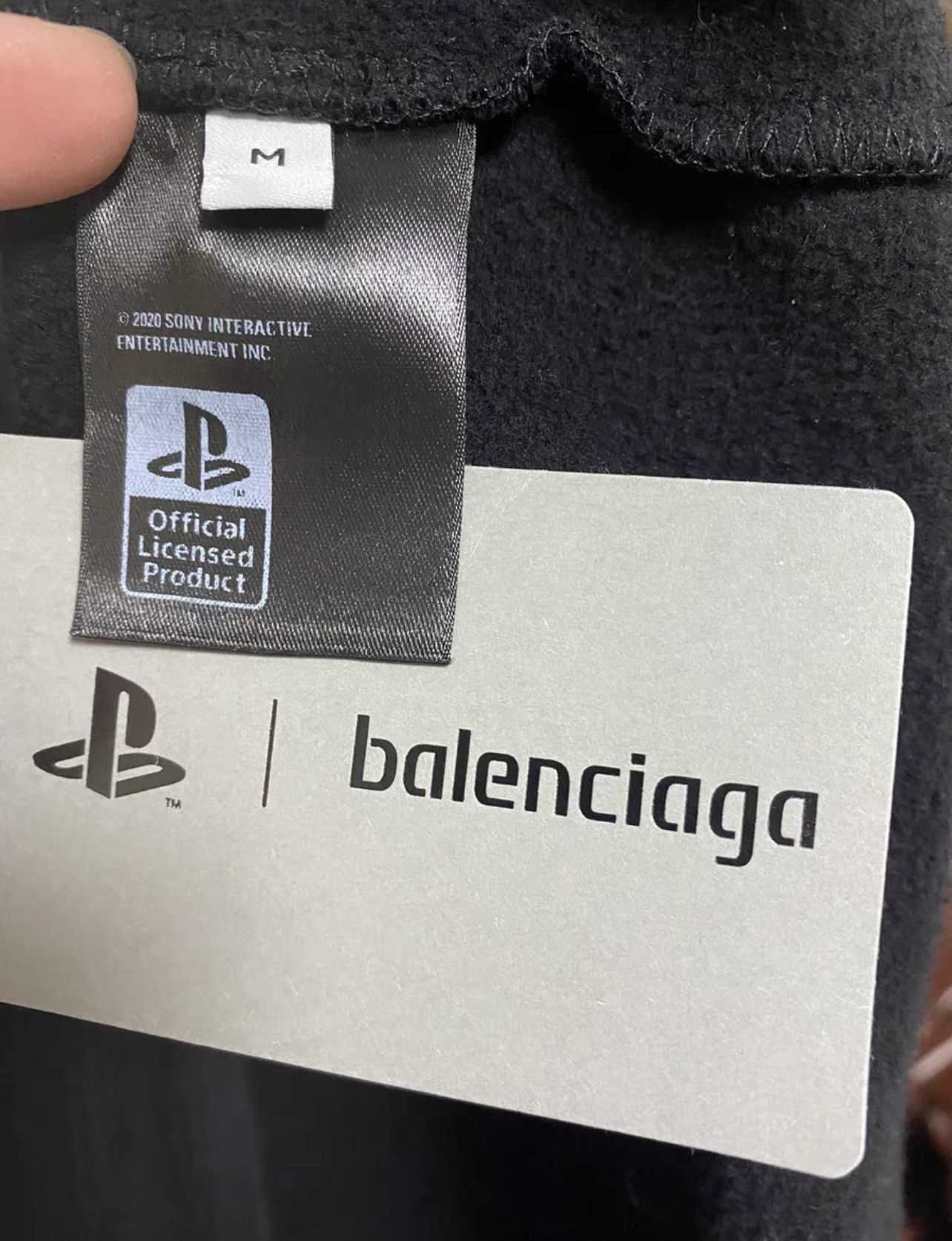Balenciaga Balenciaga AW21 PlayStation 5 Hoodie Oversized Size US M / EU 48-50 / 2 - 5 Thumbnail