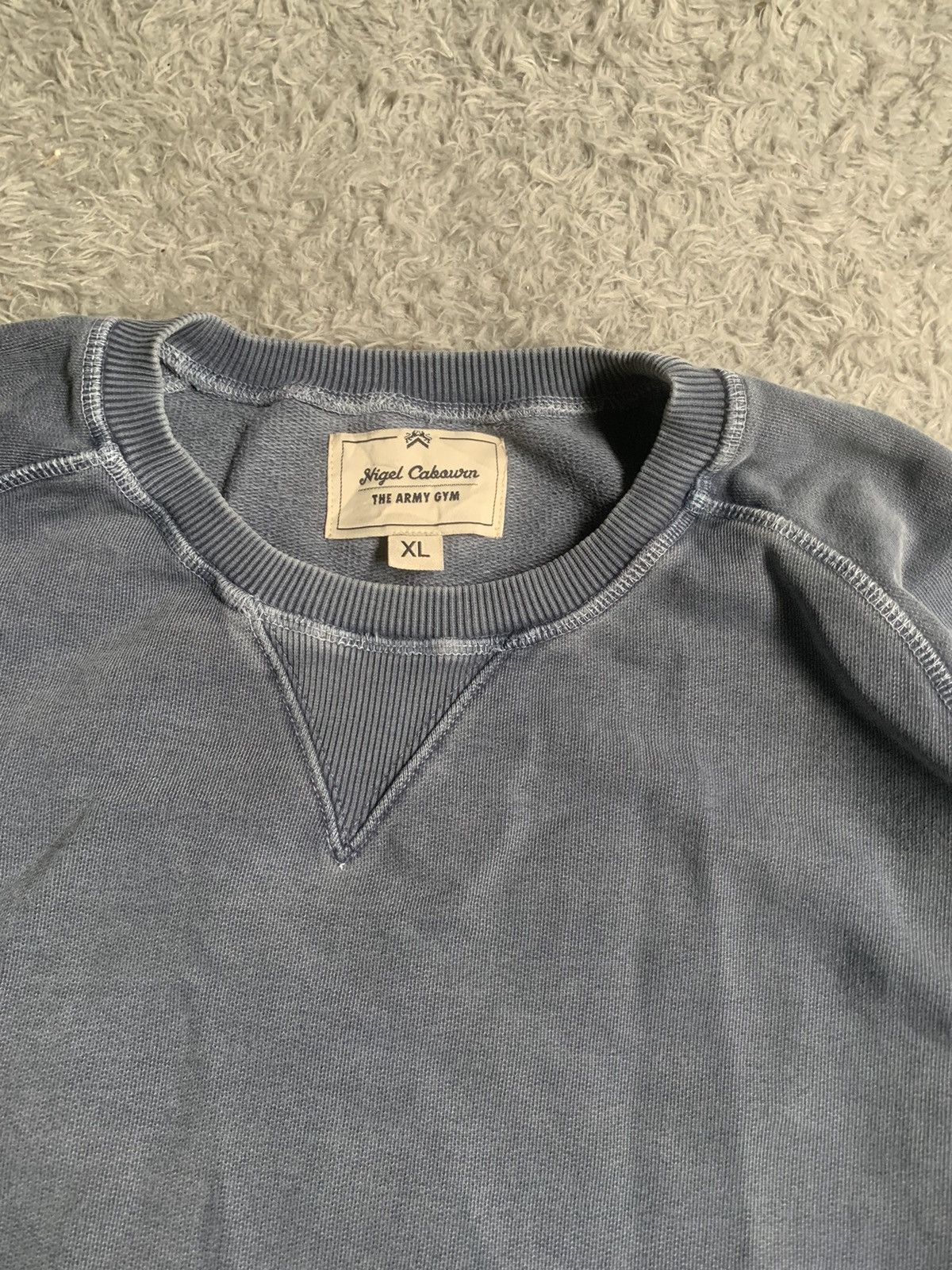 Japanese Brand × Nigel Cabourn Nigel Cabourn The Army Gym Double V Sweatshirt Crewneck Size US XL / EU 56 / 4 - 3 Thumbnail