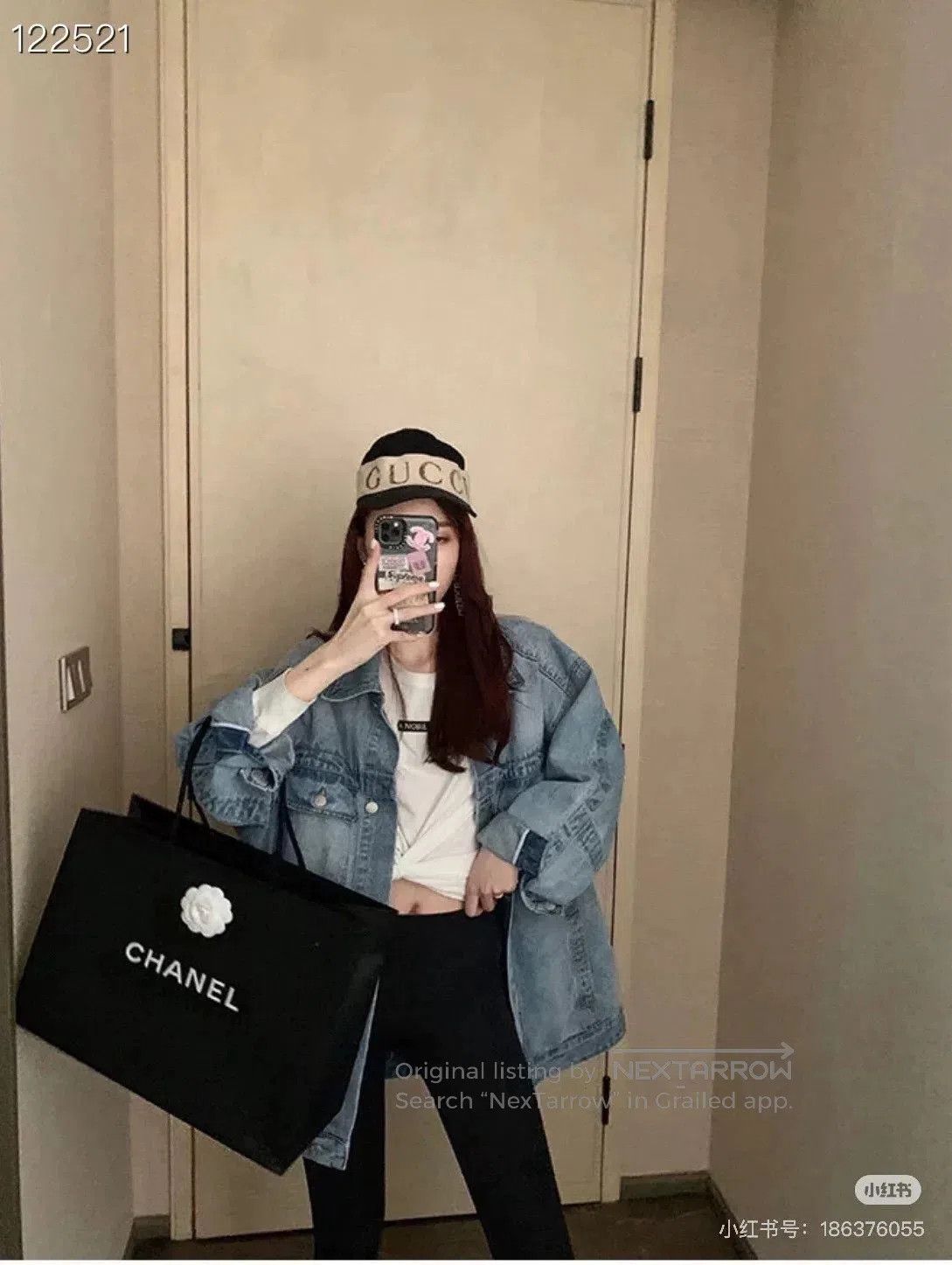 Gucci Gucci Runway Black Baseball Cap L. Size ONE SIZE - 8 Thumbnail