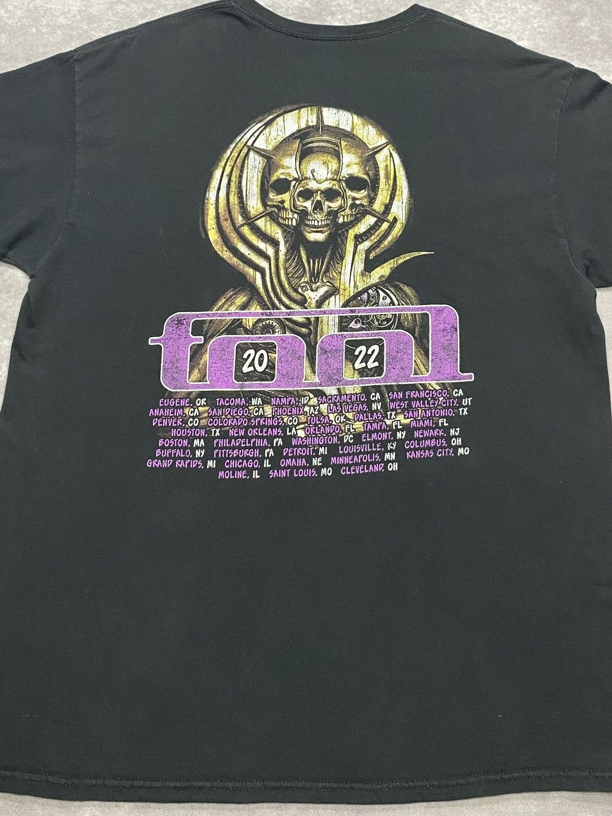 Band Tees Tool 2022 Fear Inoculum Tour Tee Size US L / EU 52-54 / 3 - 3 Thumbnail