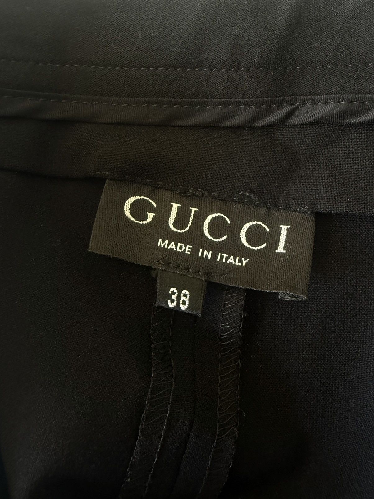 Gucci Gucci Black Wool Pants G Buckle Design Size 26" / US 2 / IT 38 - 7 Thumbnail