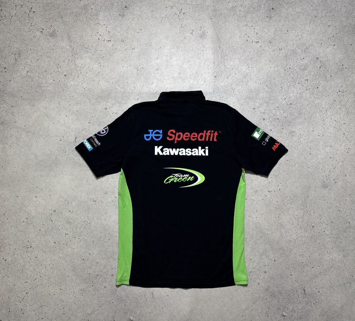 Vintage Kawasaki Racing Polo Shirt Black Size L Vintage Size US L / EU 52-54 / 3 - 12 Thumbnail