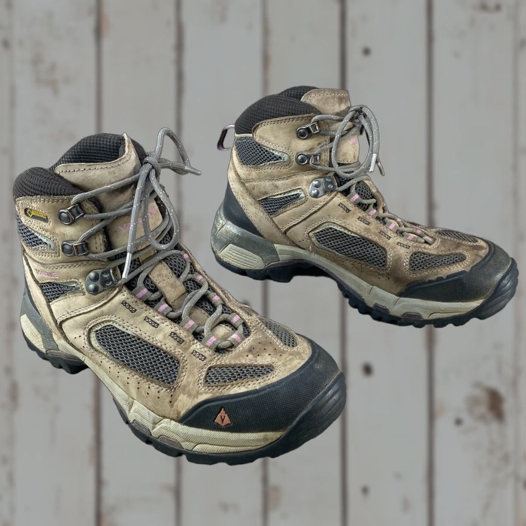 Vasque Vasque 7479 Brown Leather Lace Up Hiking Boots Gore-Tex Vibram Sole Womens 9.5 M Size US 7 / IT 37 - 1 Thumbnail