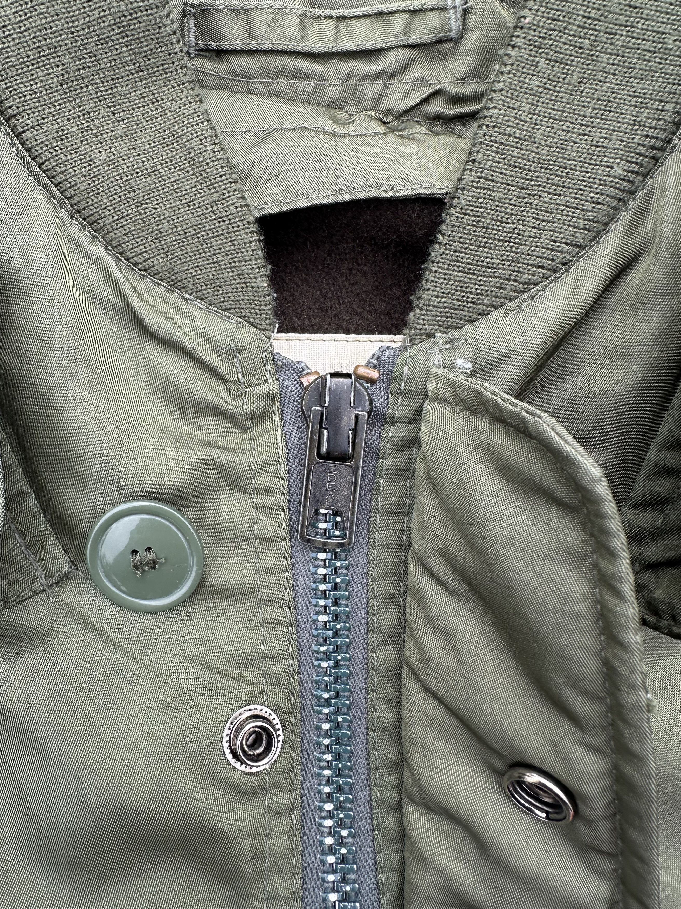 Vintage US Navy MA-1 Bomber Flight Jacket 1980s M Size US M / EU 48-50 / 2 - 5 Thumbnail