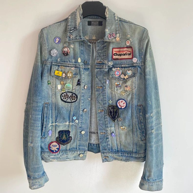 Amiri Amiri Backstab Denim Jacket Size US M / EU 48-50 / 2 - 1 Thumbnail