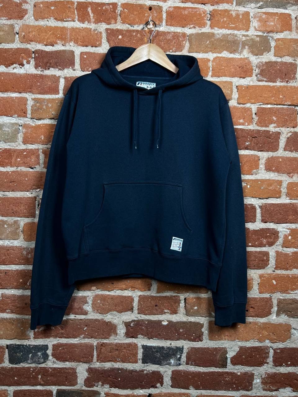 Vintage 90s Russell Athletic Hoodie Blue Navy Hoodie