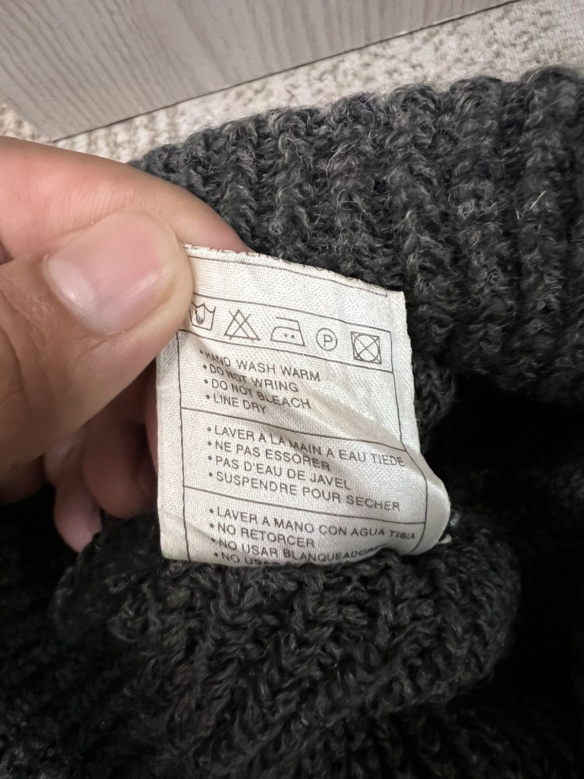 Nike Vintage Nike Spell Out Beanie Hats Size ONE SIZE - 7 Thumbnail