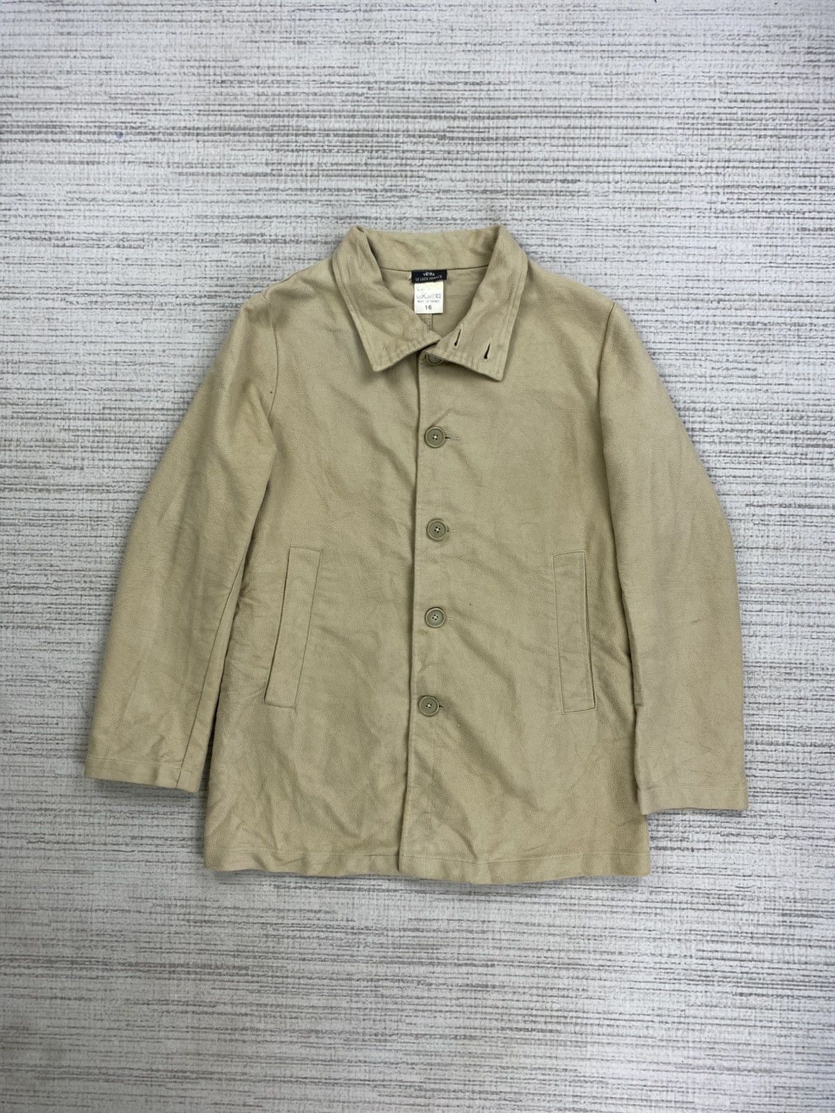 Vetra Vintage Vetra Made In France Beige Casual Jacket Size US S / EU 44-46 / 1 - 1 Thumbnail