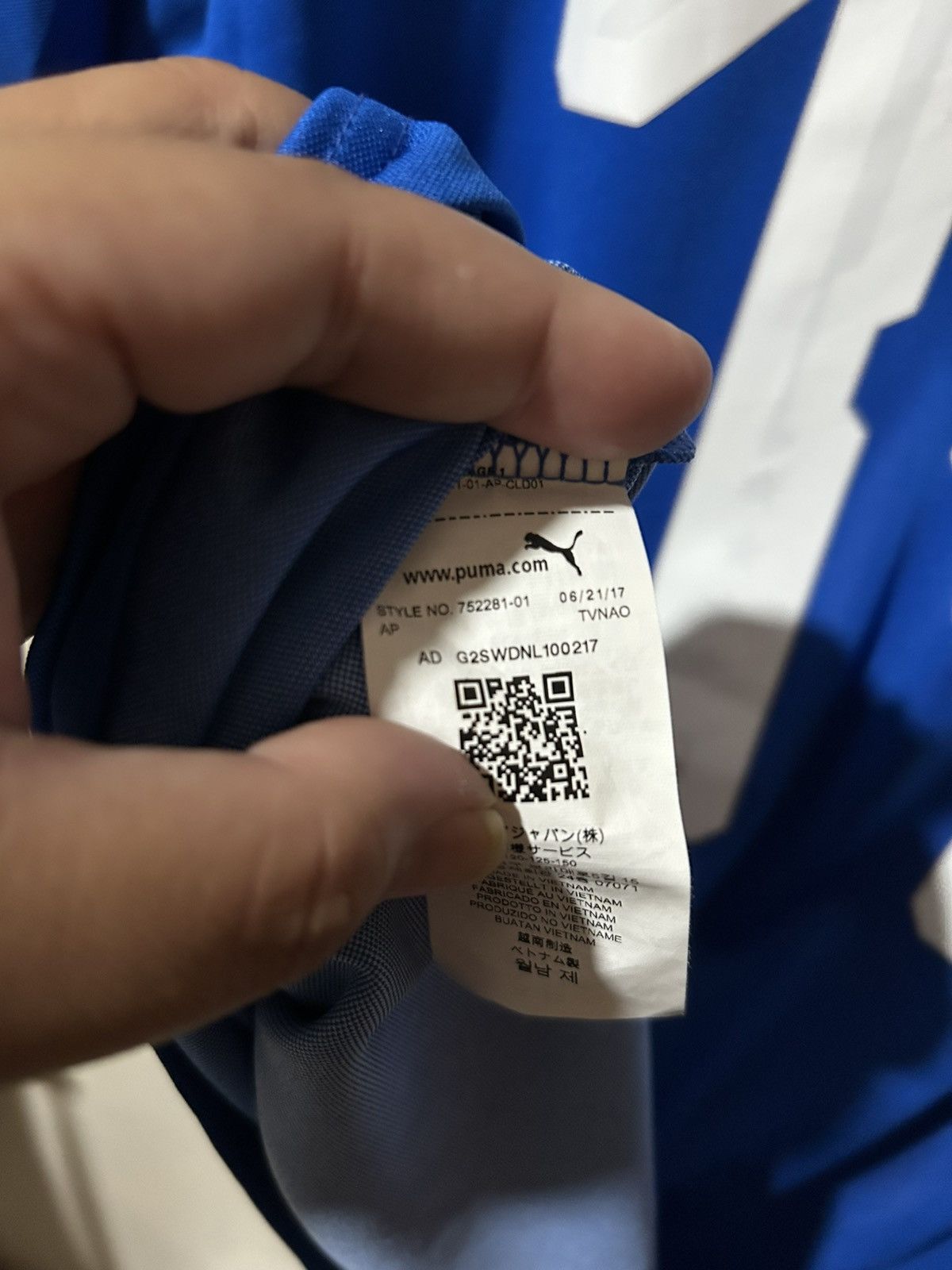 Puma Jersey italy home 2019 frederico chiesa original Size US XXL / EU 58 / 5 - 5 Thumbnail
