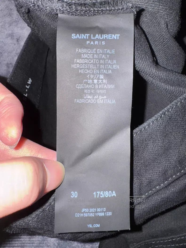 Saint Laurent Paris Saint Laurent Paris Black Basic Denim Jeans Size US 30 / EU 46 - 5 Thumbnail