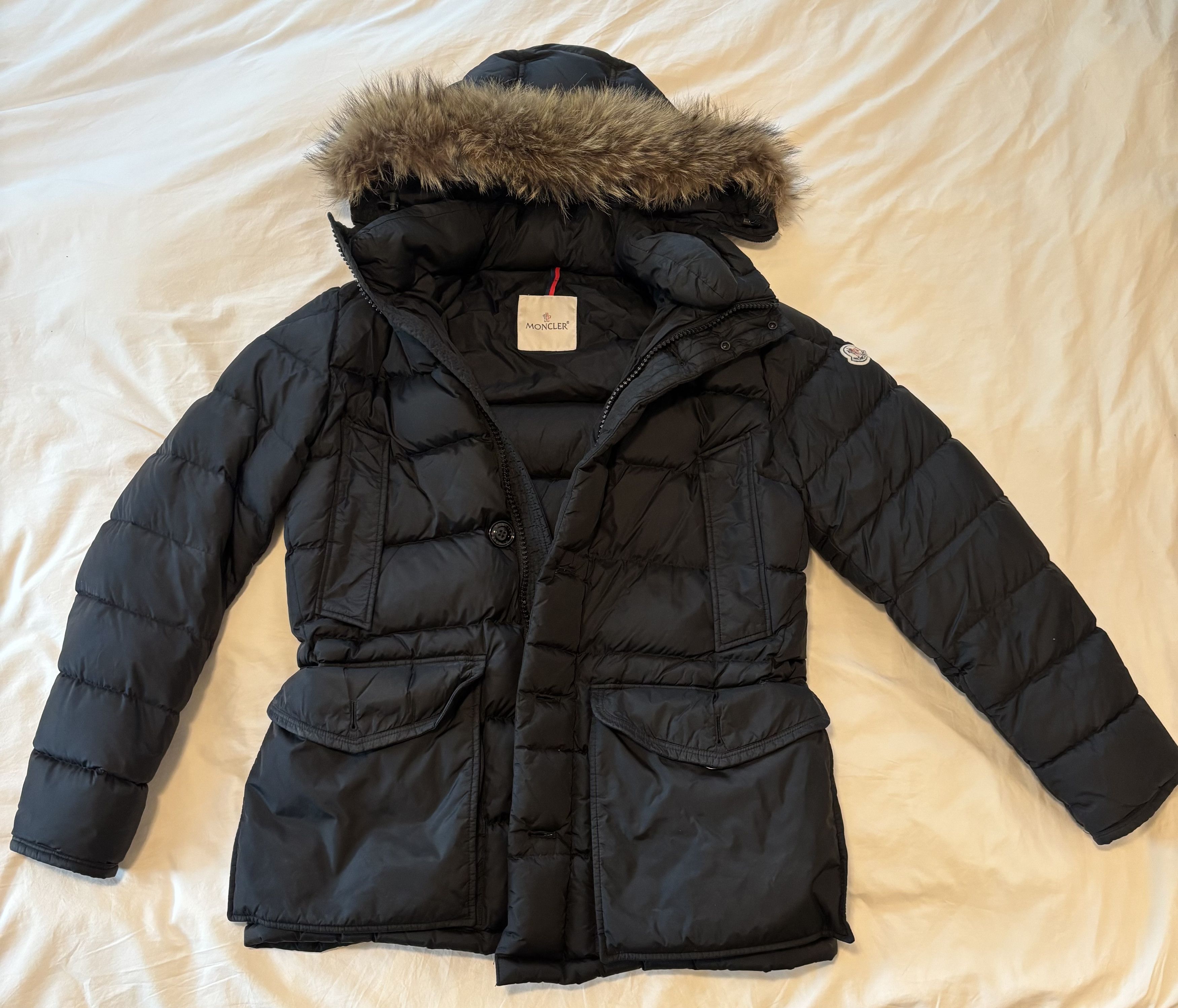 Moncler Moncler Cluny Long Down Jacket Size US L / EU 52-54 / 3 - 1 Thumbnail