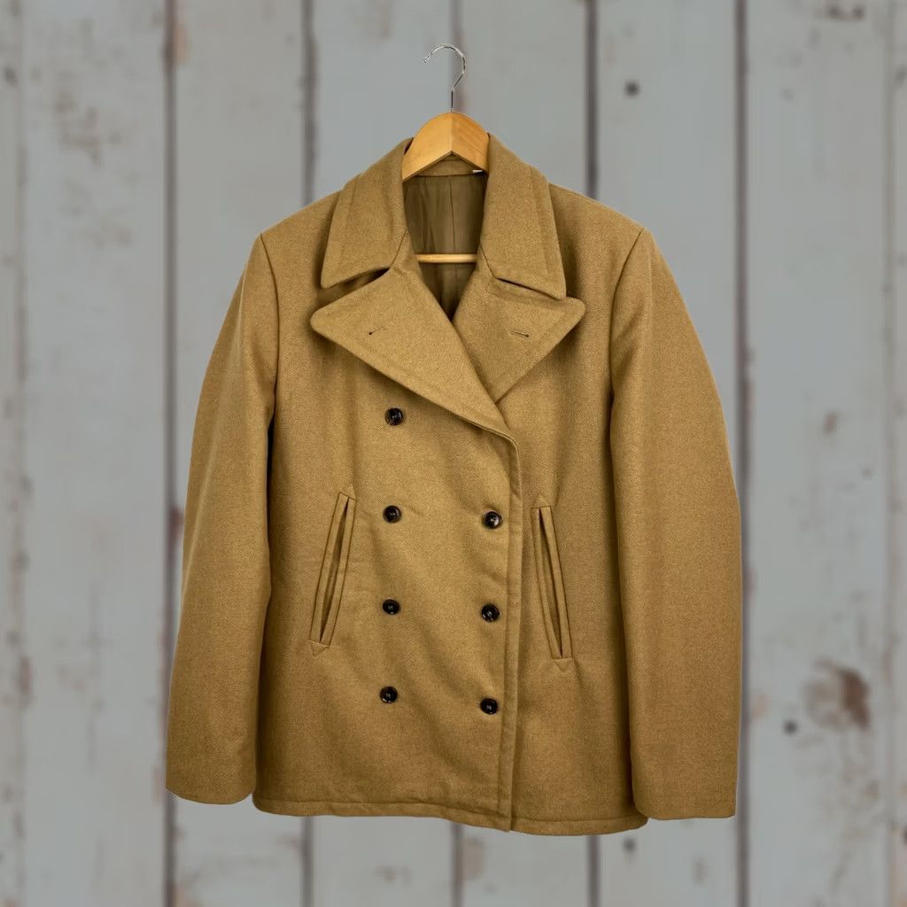 Our Legacy OUR LEGACY Wool Coat Jacket Size S Beige Retro Hype Y2K Men Coat Affordable Vintage Style Size US S / EU 44-46 / 1 - 1 Thumbnail