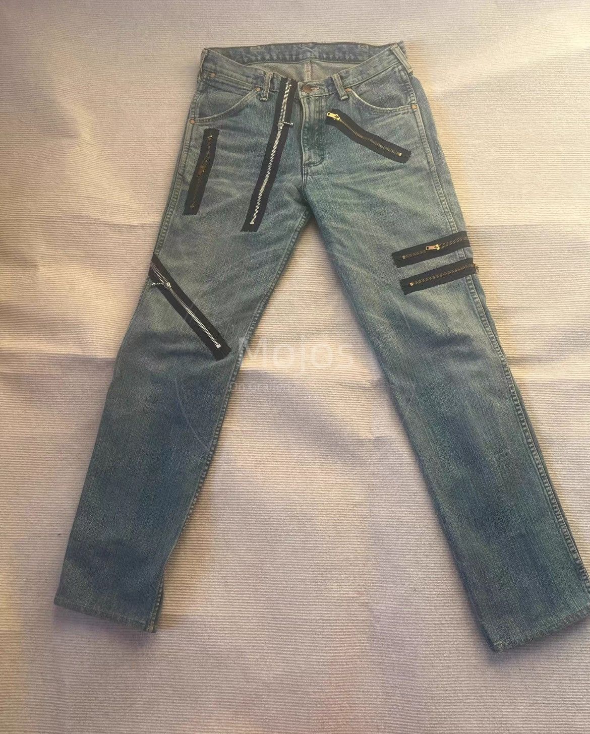 Number (N)ine Number Nine x Wrangler 02AW Multi Zipper Denim-2508 Size US 30 / EU 46 - 1 Thumbnail