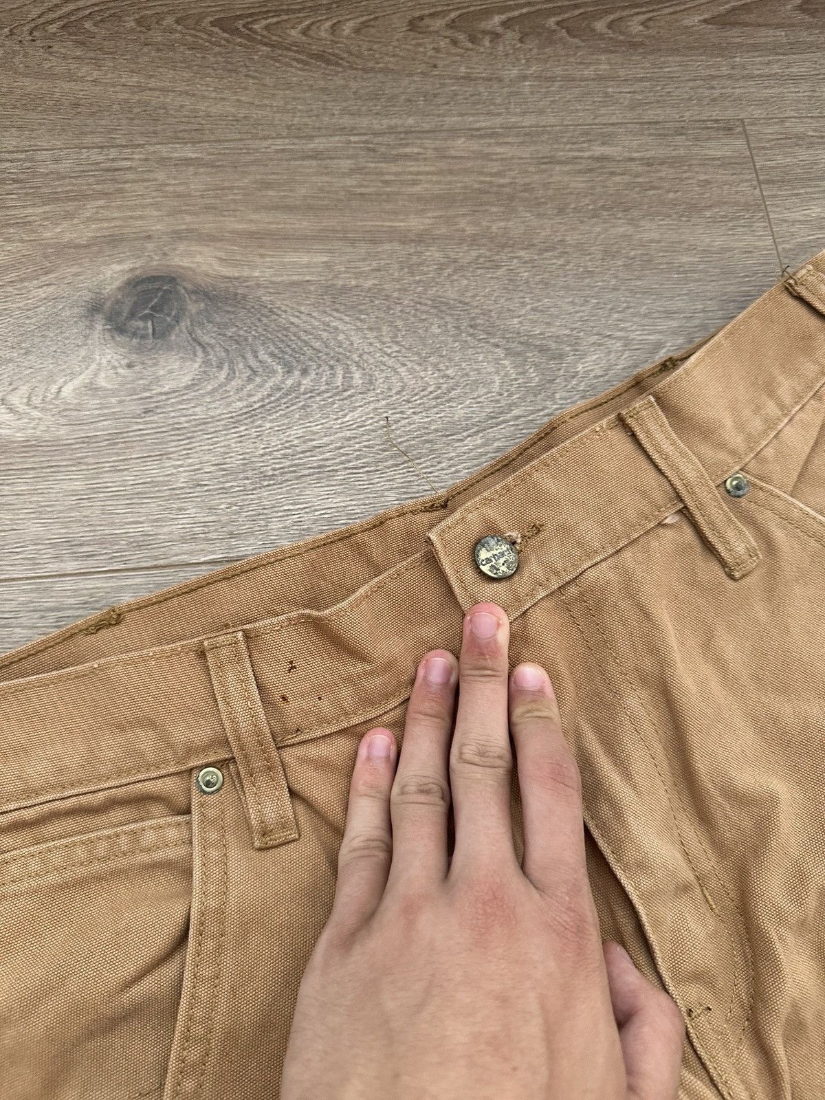 Carhartt 🔥VINTAGE CARHARTT DOUBLE KNEE CARPENTER WORK PANTS BAGGY🔥 Size US 34 / EU 50 - 9 Thumbnail